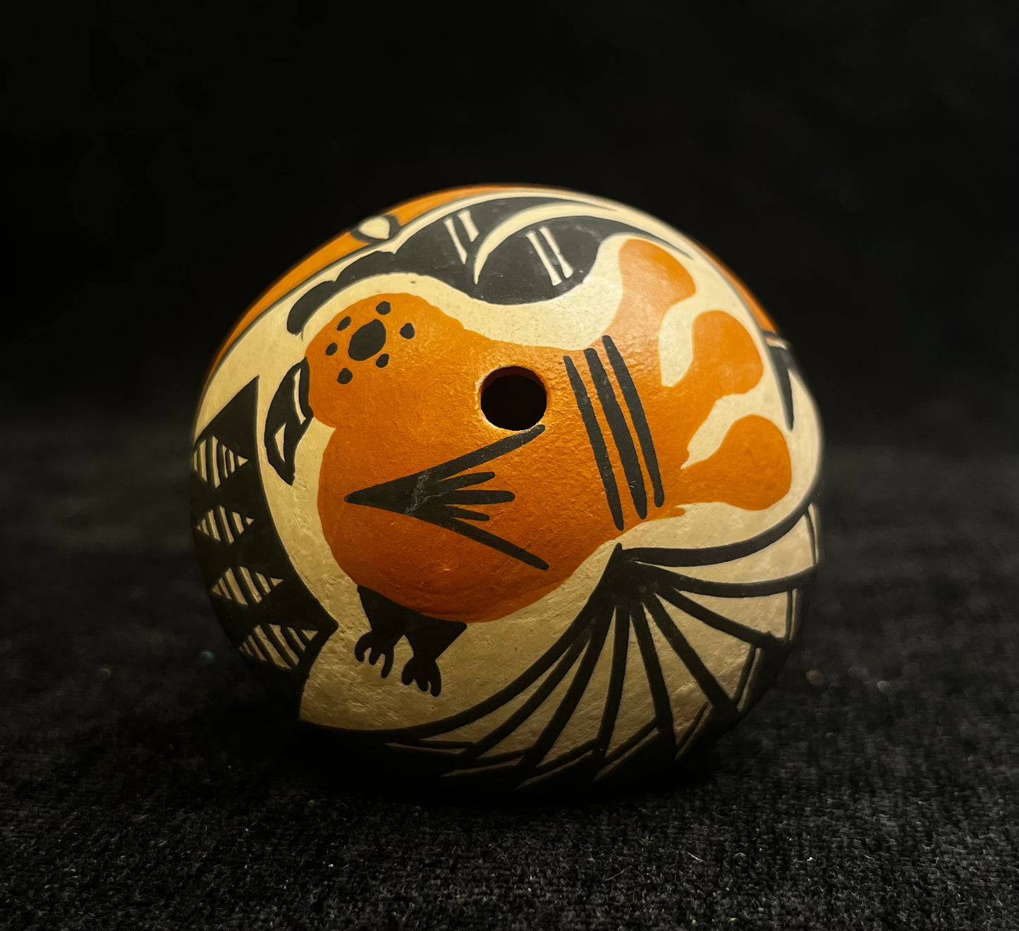 Yolanda Trujillo Acoma Pueblo Seed Pot - Indigenous Pottery Piece