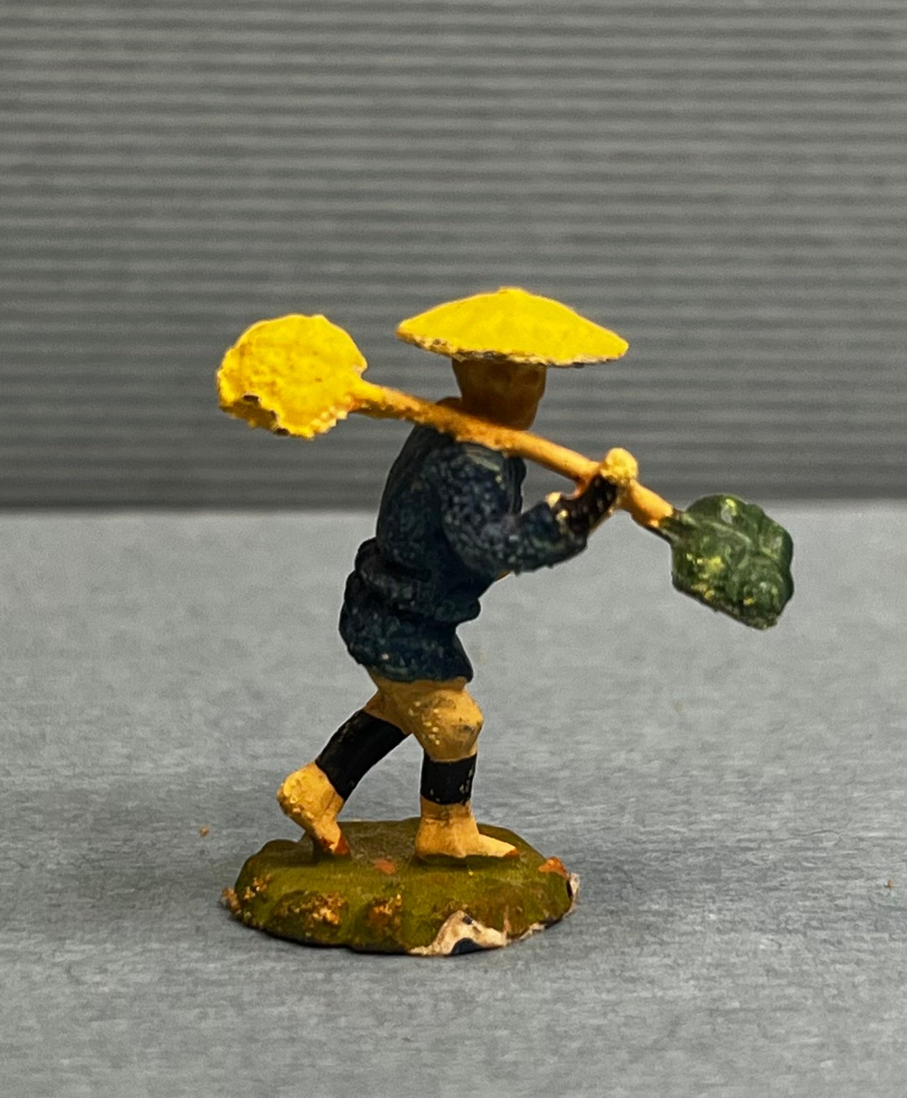 Miniature Japanese Metal Figurines - Sold as Set of 6