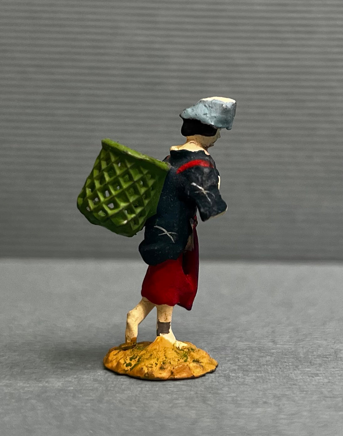 Miniature Japanese Metal Figurines - Sold as Set of 6