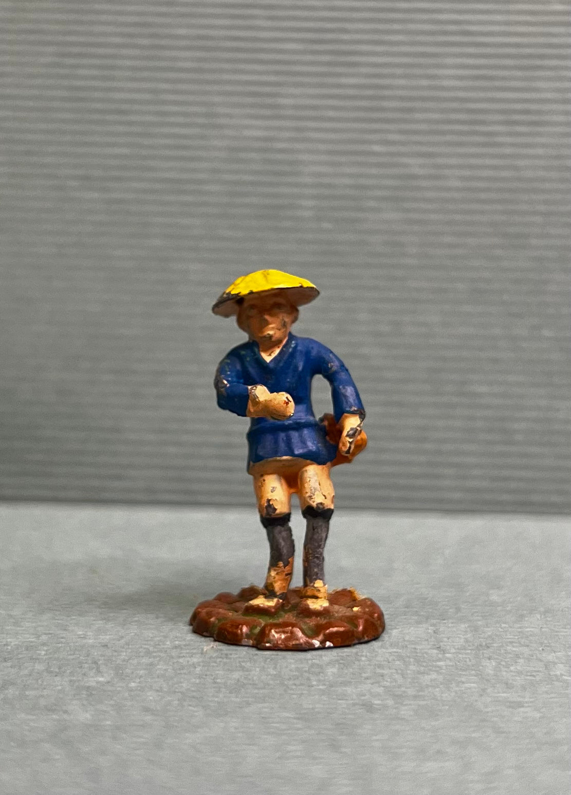 Miniature Japanese Metal Figurines - Sold as Set of 6