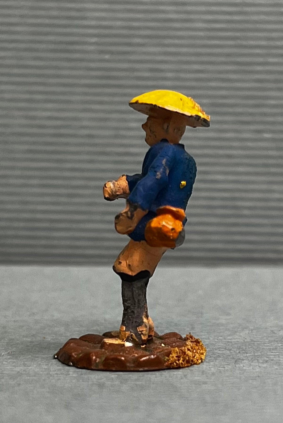 Miniature Japanese Metal Figurines - Sold as Set of 6