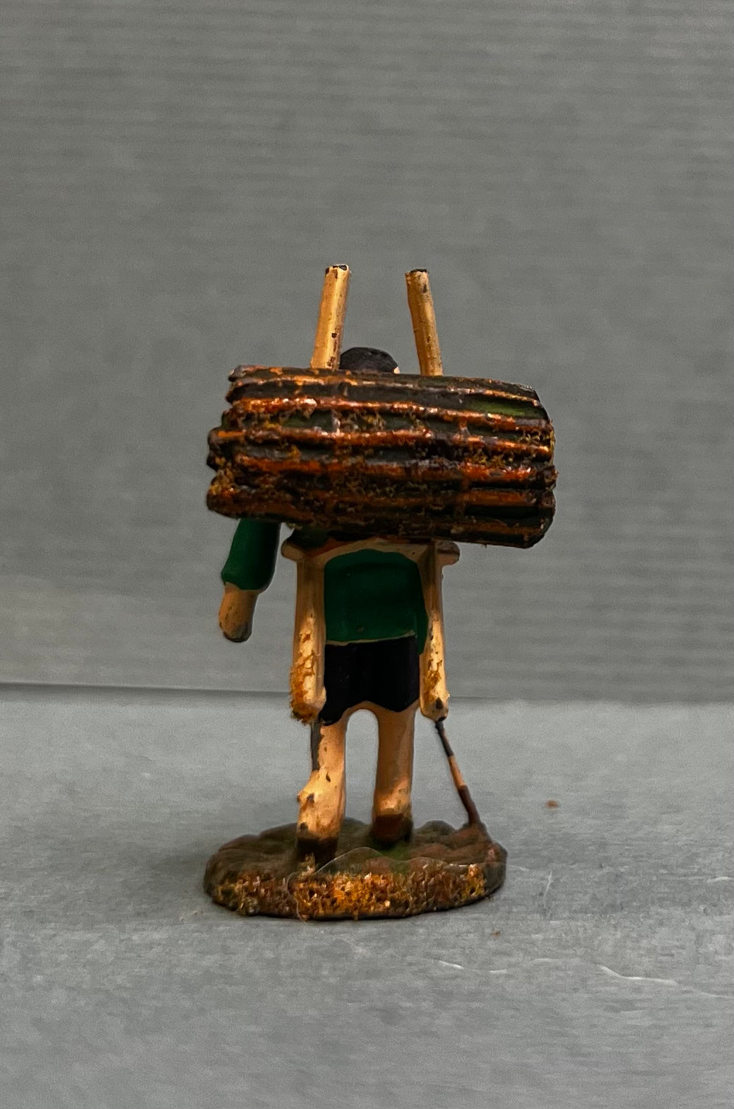 Miniature Japanese Metal Figurines - Sold as Set of 8