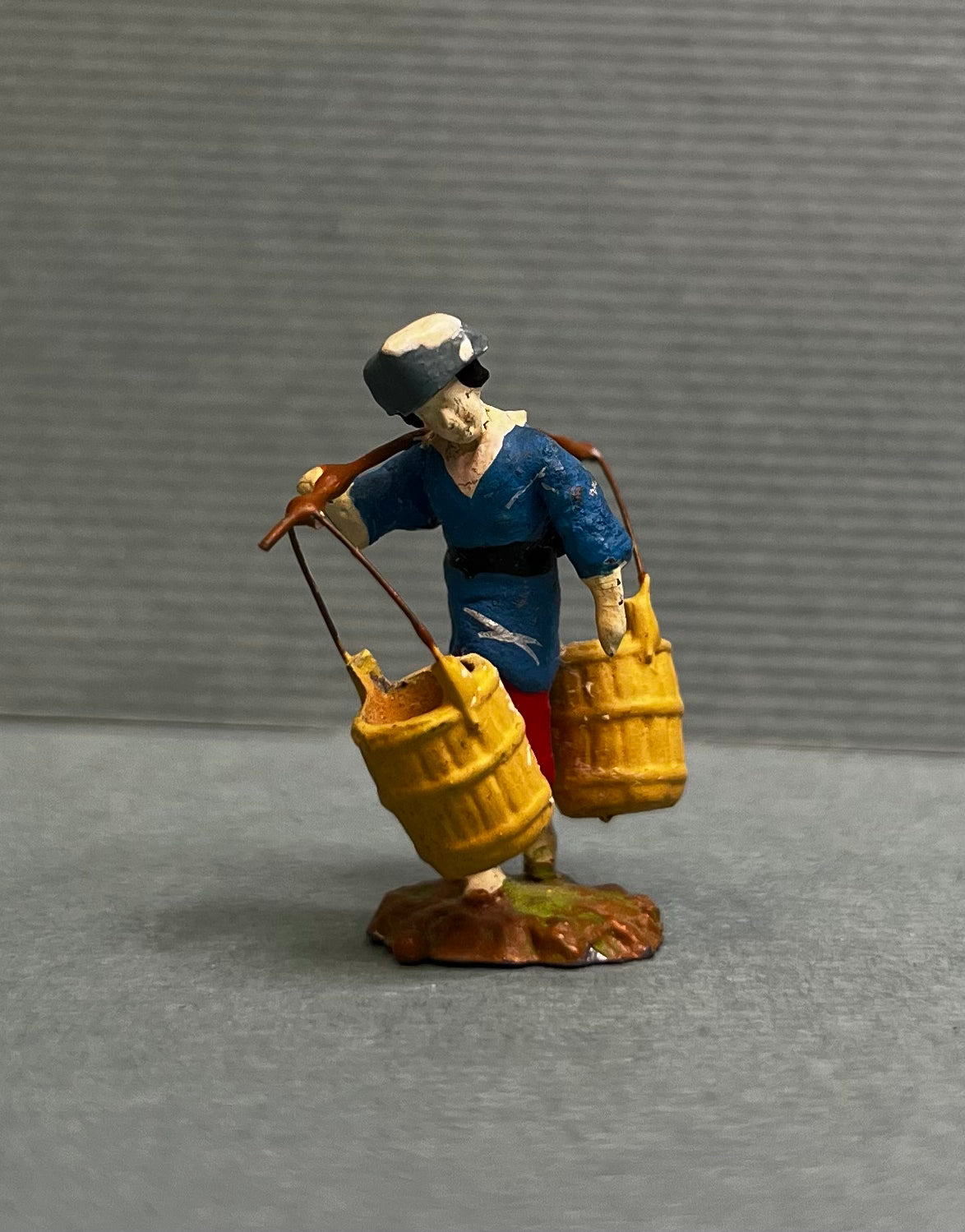 Miniature Japanese Metal Figurines - Sold as Set of 8