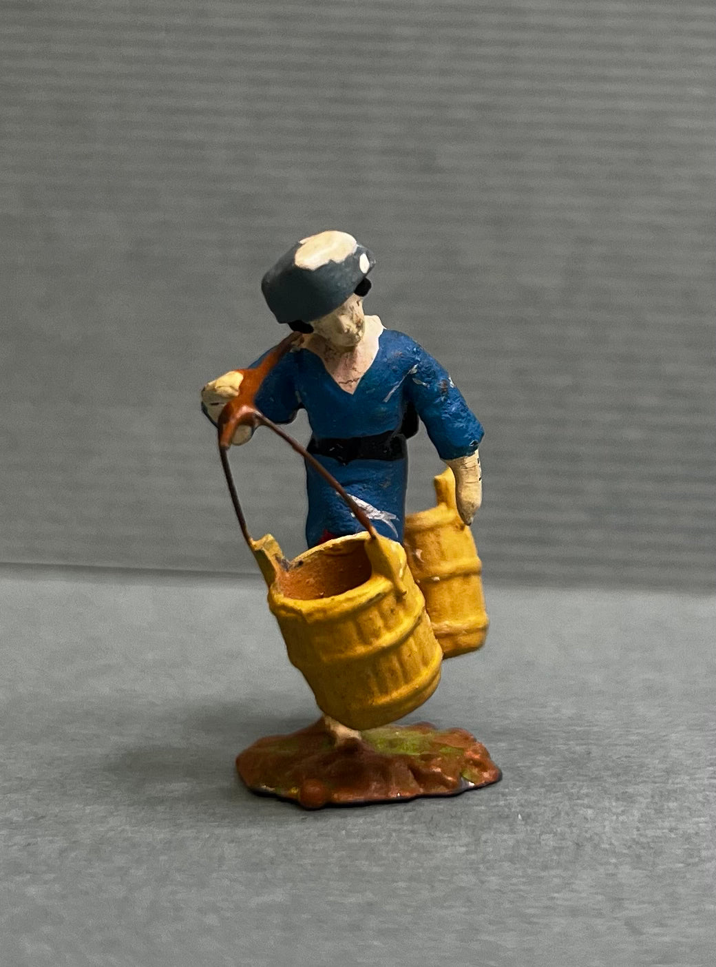 Miniature Japanese Metal Figurines - Sold as Set of 8