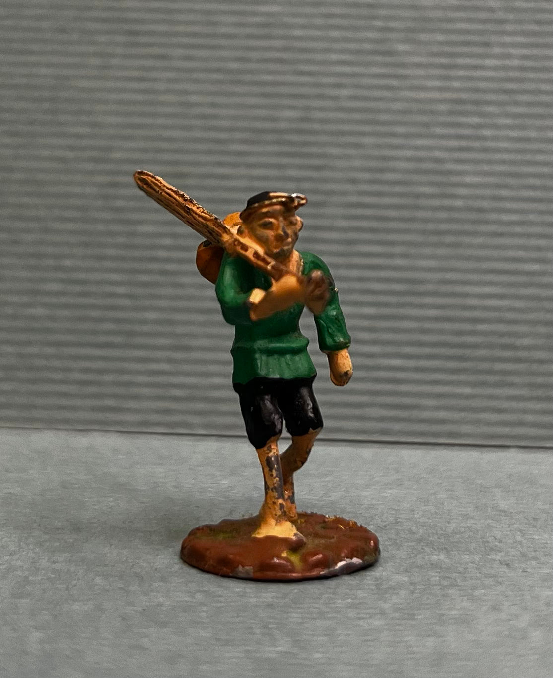Miniature Japanese Metal Figurines - Sold as Set of 8
