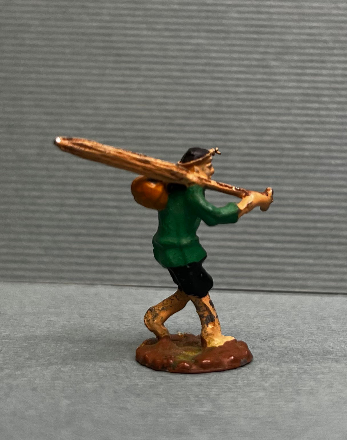 Miniature Japanese Metal Figurines - Sold as Set of 8