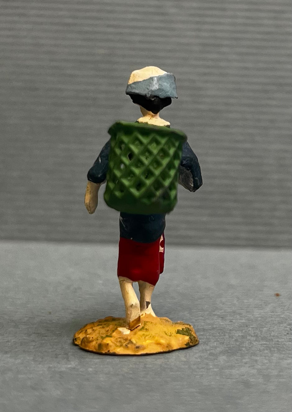 Miniature Japanese Metal Figurines - Sold as Set of 8