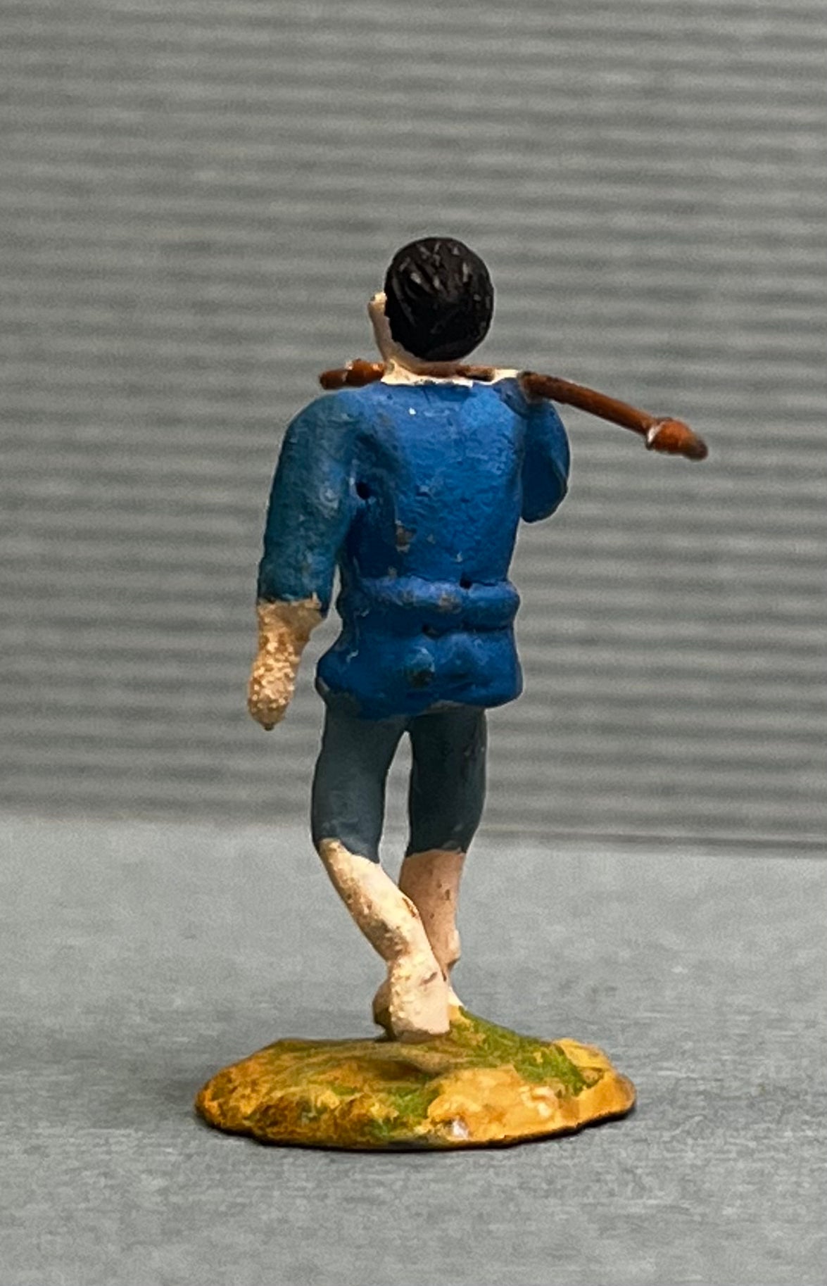 Miniature Japanese Metal Figurines - Sold as Set of 8
