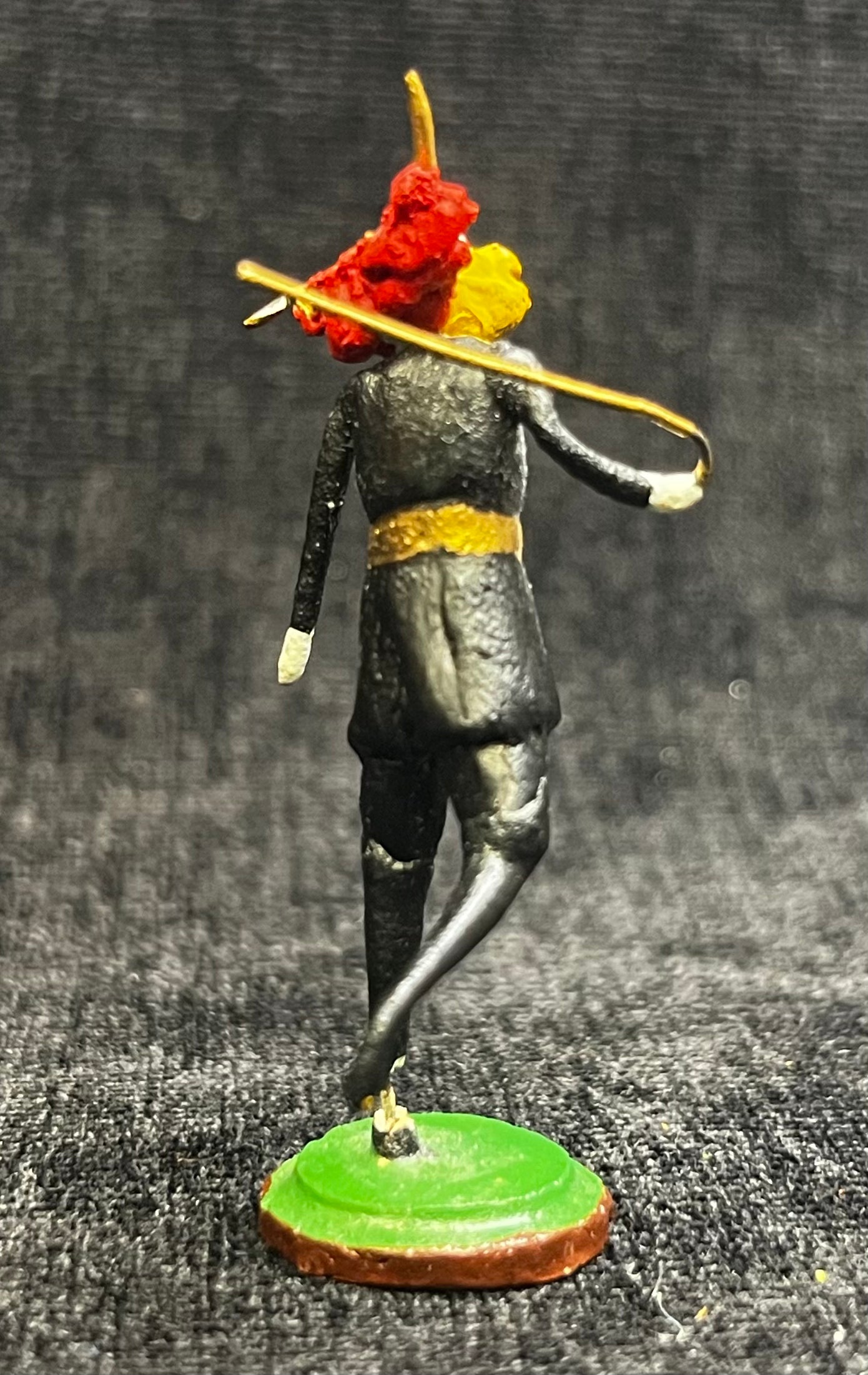 Miniature Italian Wire Clown 2 of 4 - Clown with Bull Head - Sold Individually