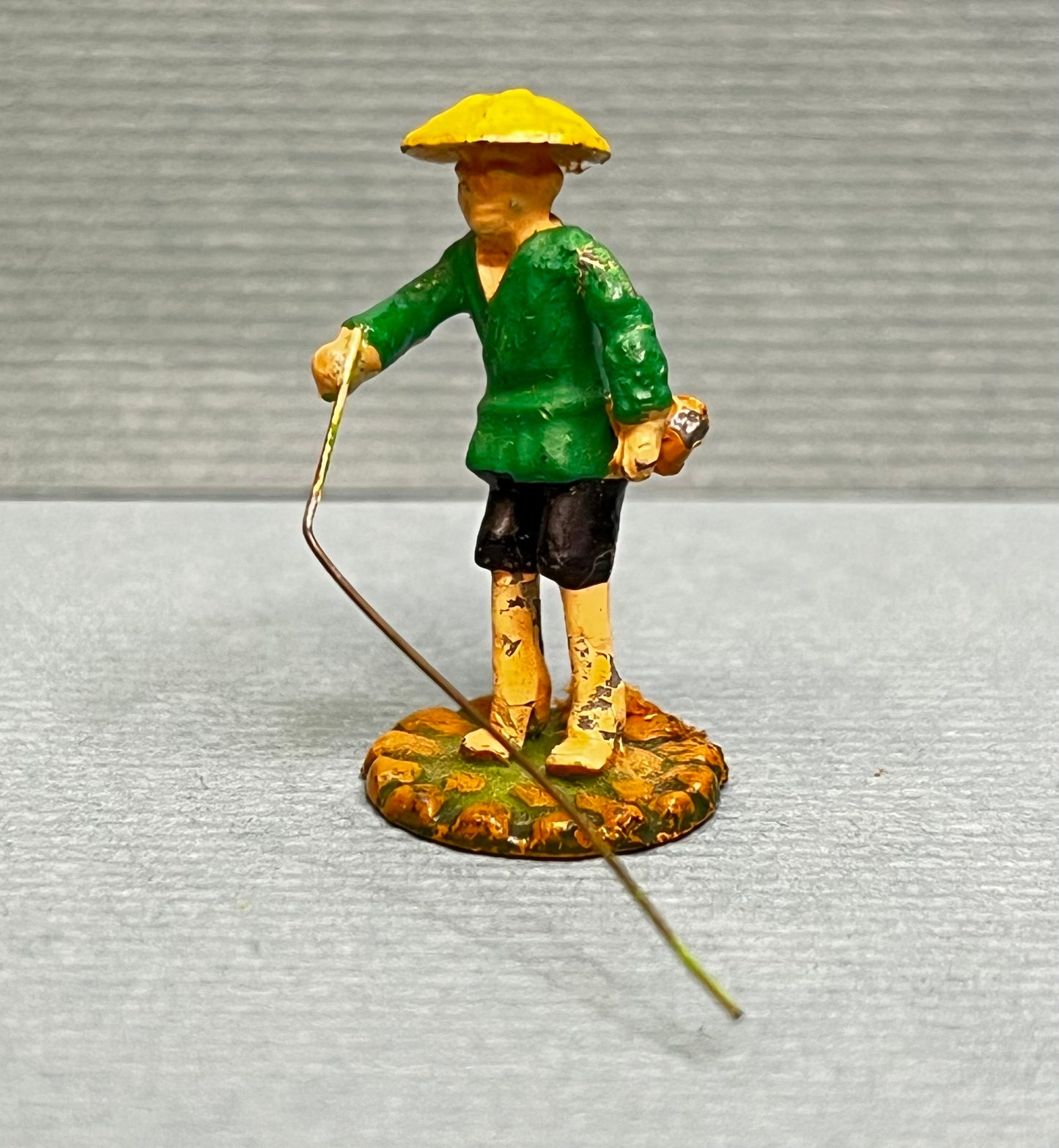 Miniature Japanese Metal Figurines - Sold as Set of 6