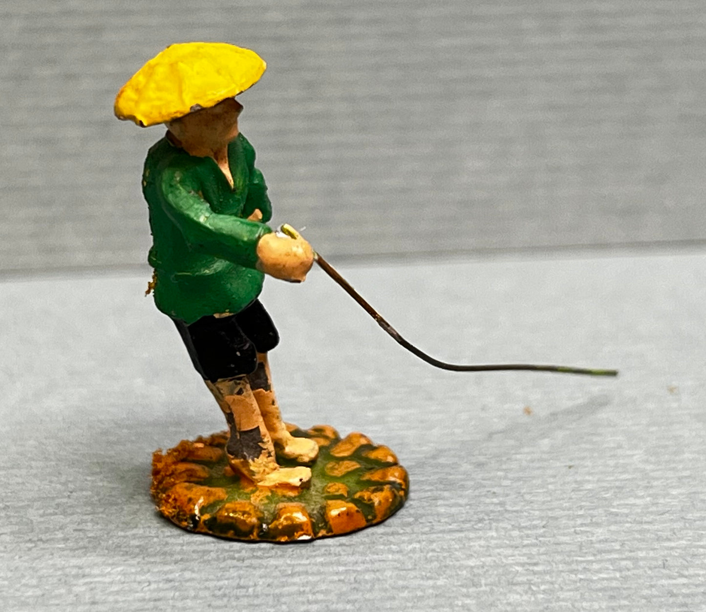 Miniature Japanese Metal Figurines - Sold as Set of 6