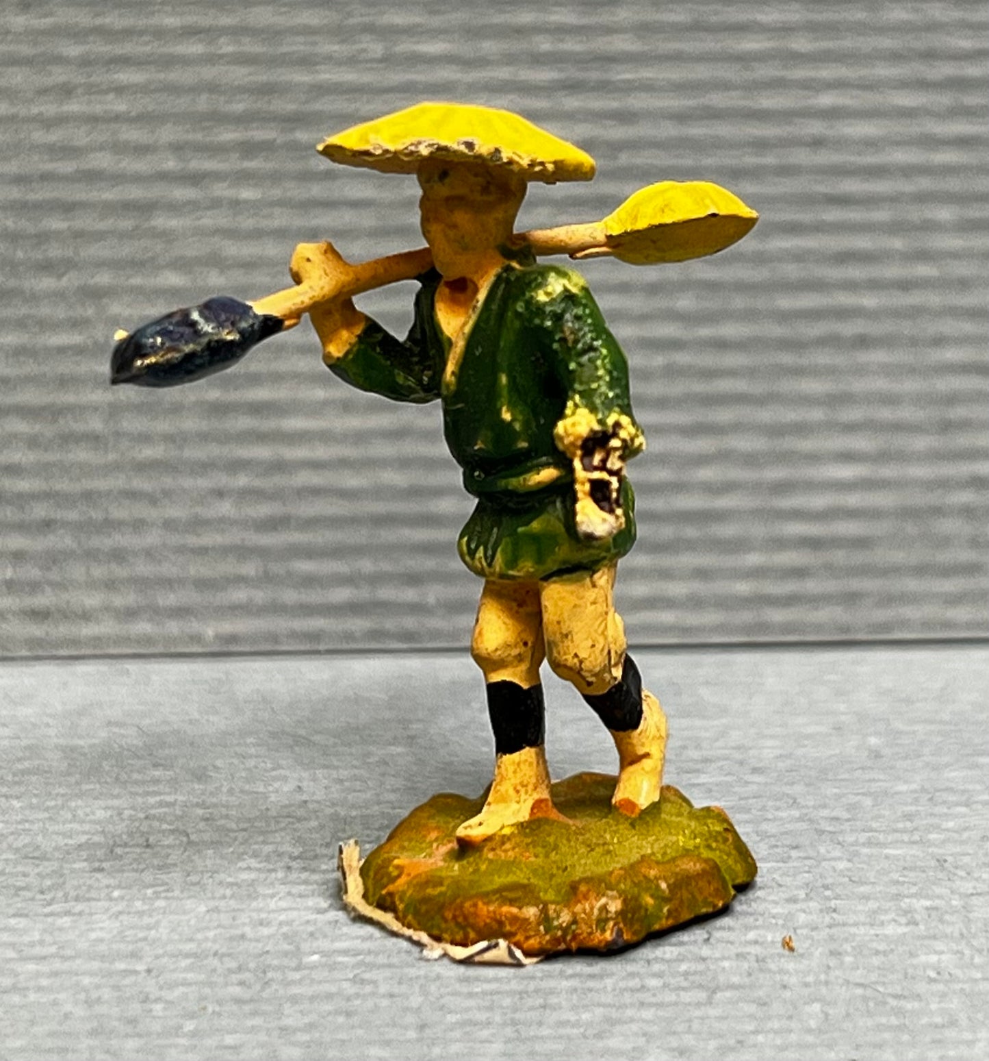 Miniature Japanese Metal Figurines - Sold as Set of 6