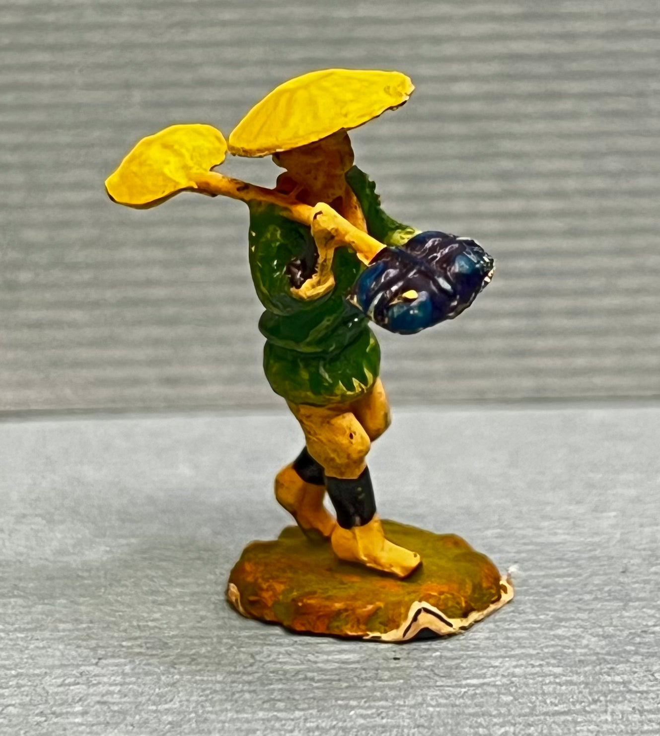 Miniature Japanese Metal Figurines - Sold as Set of 6