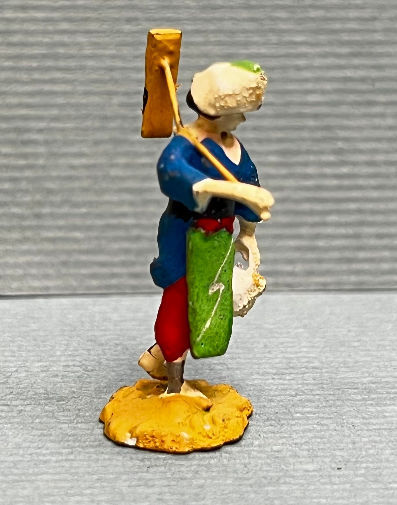 Miniature Japanese Metal Figurines - Sold as Set of 6
