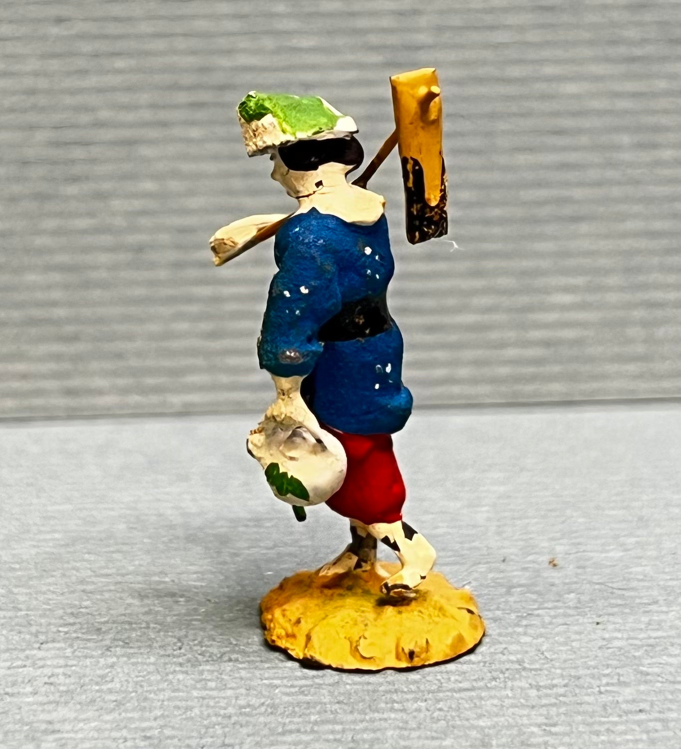 Miniature Japanese Metal Figurines - Sold as Set of 6