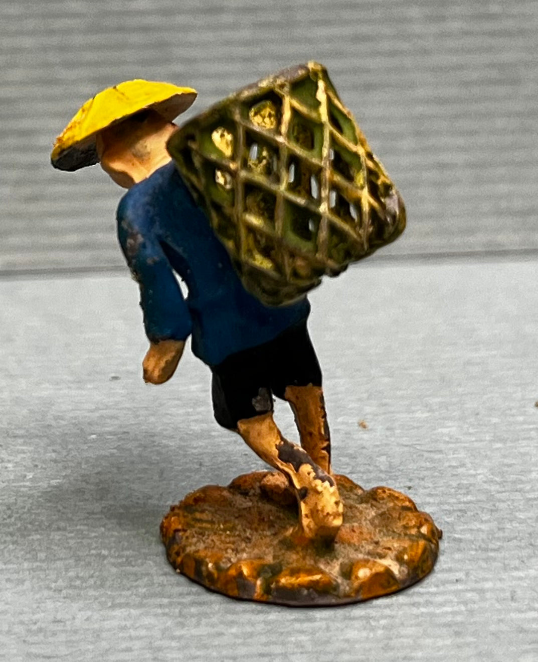 Miniature Japanese Metal Figurines - Sold as Set of 6