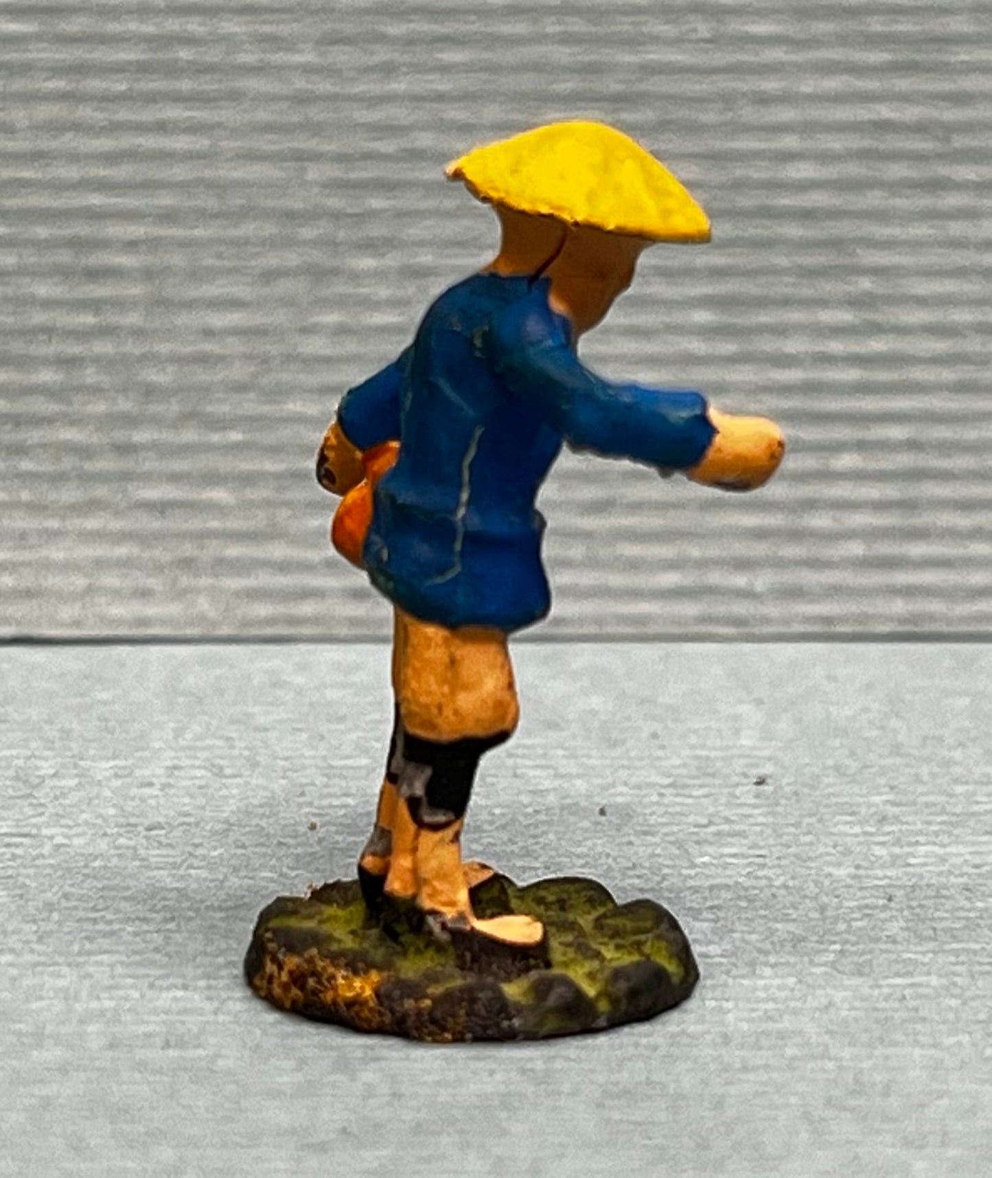 Miniature Japanese Metal Figurines - Sold as Set of 6