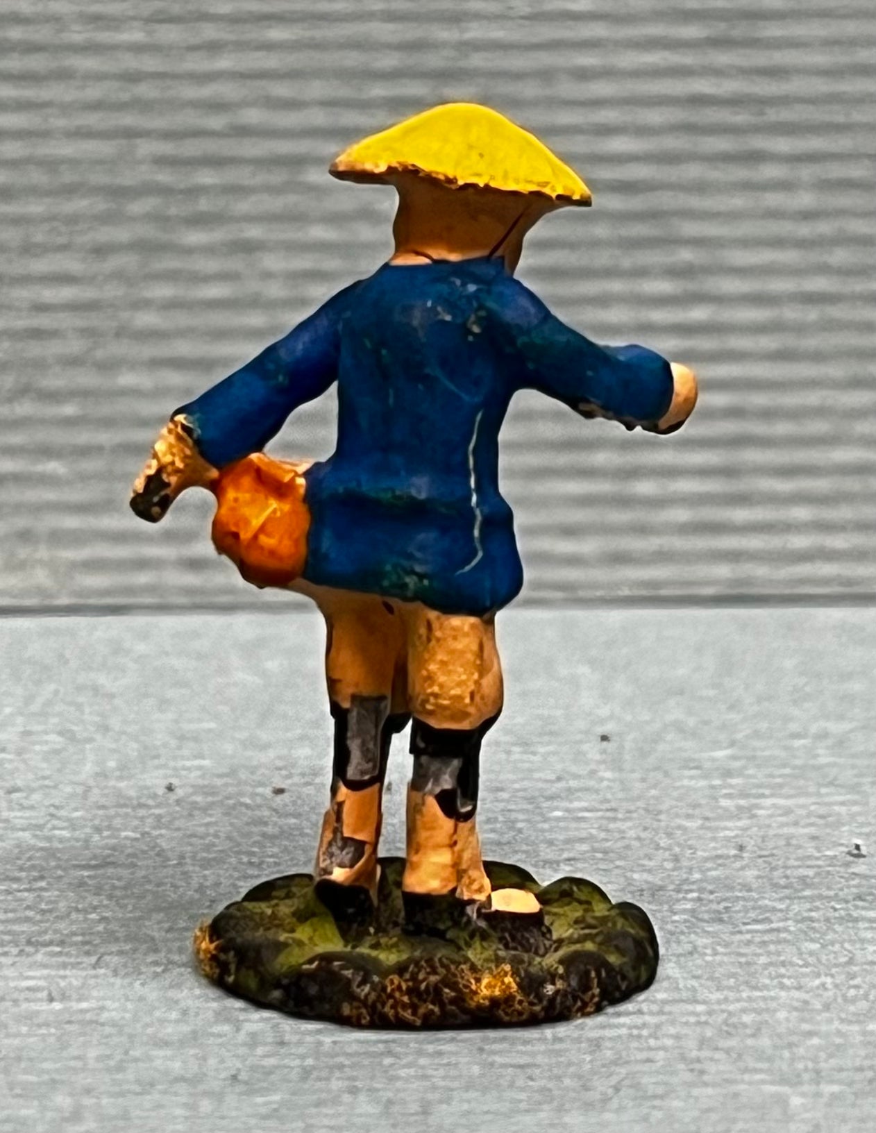 Miniature Japanese Metal Figurines - Sold as Set of 6