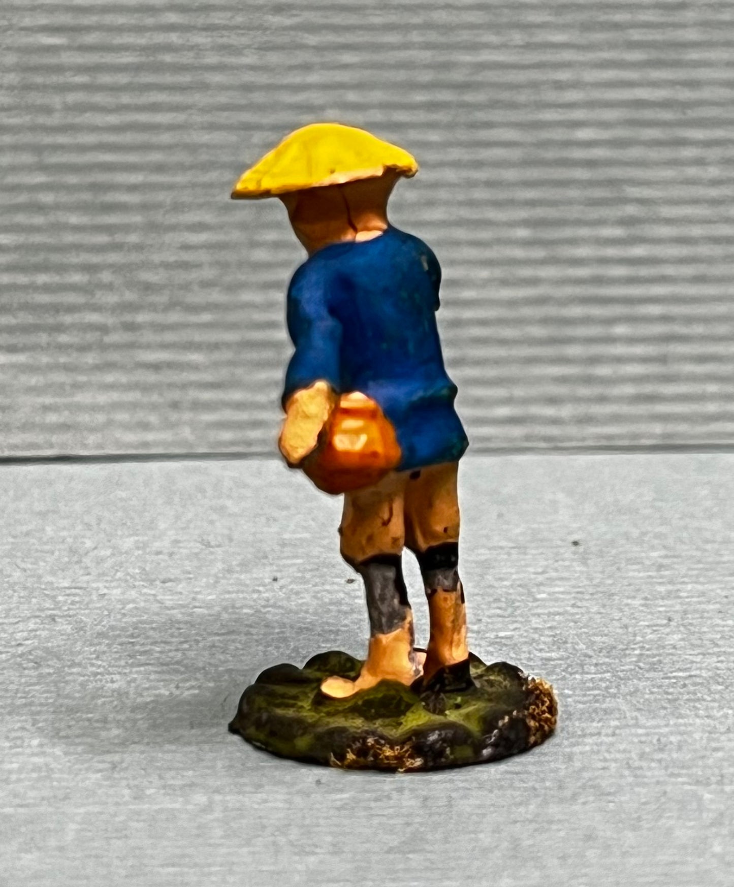 Miniature Japanese Metal Figurines - Sold as Set of 6