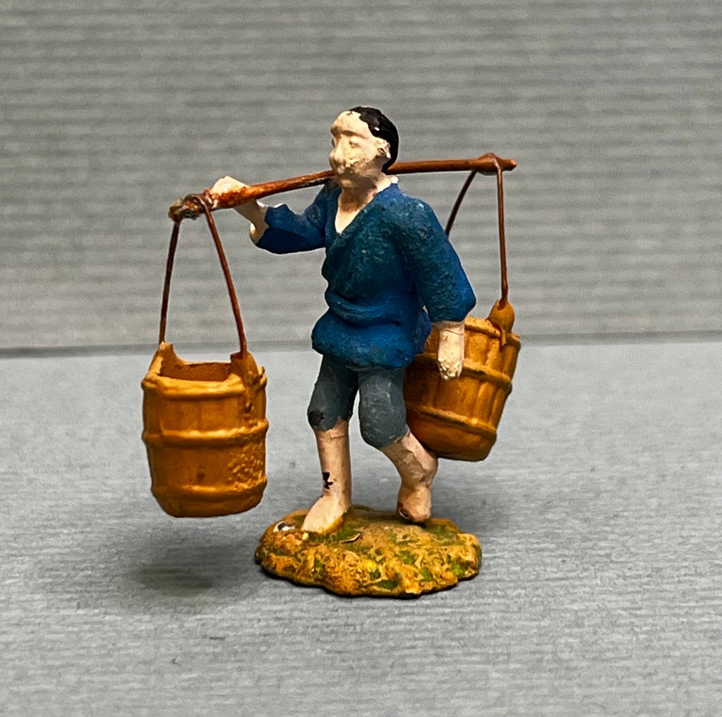 Miniature Japanese Metal Figurines - Sold as Set of 6