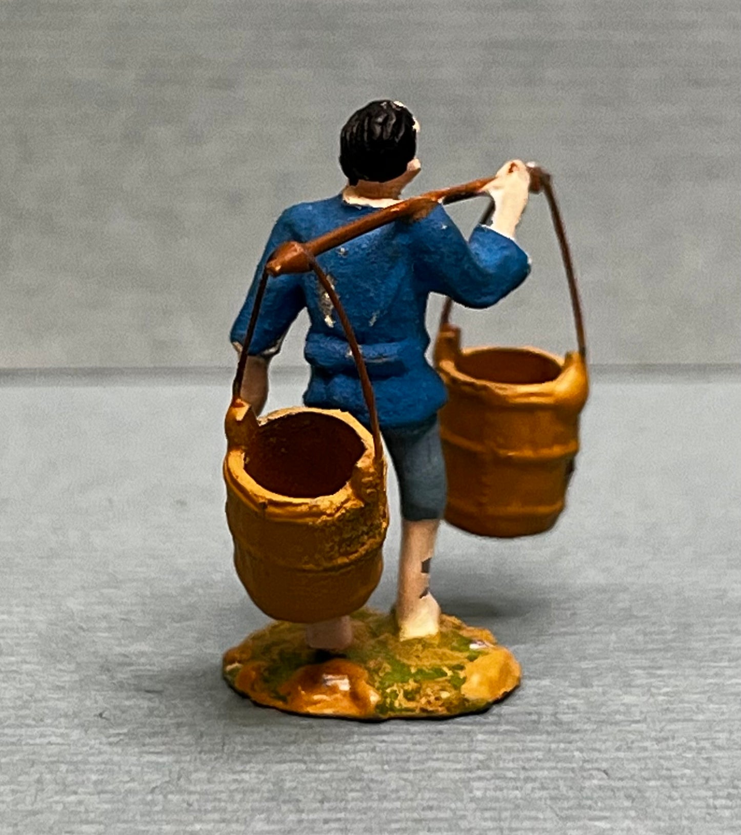 Miniature Japanese Metal Figurines - Sold as Set of 6