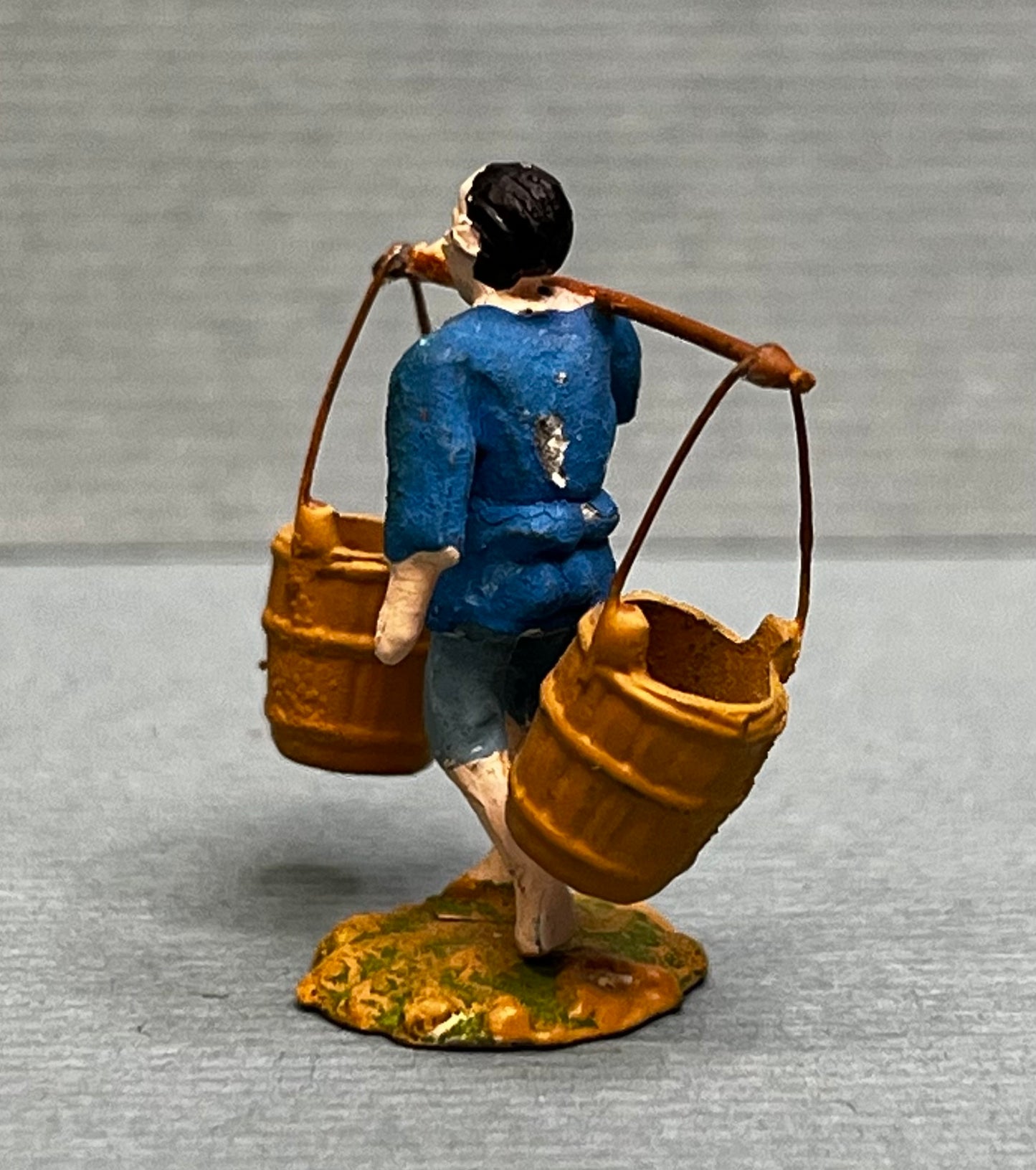 Miniature Japanese Metal Figurines - Sold as Set of 6