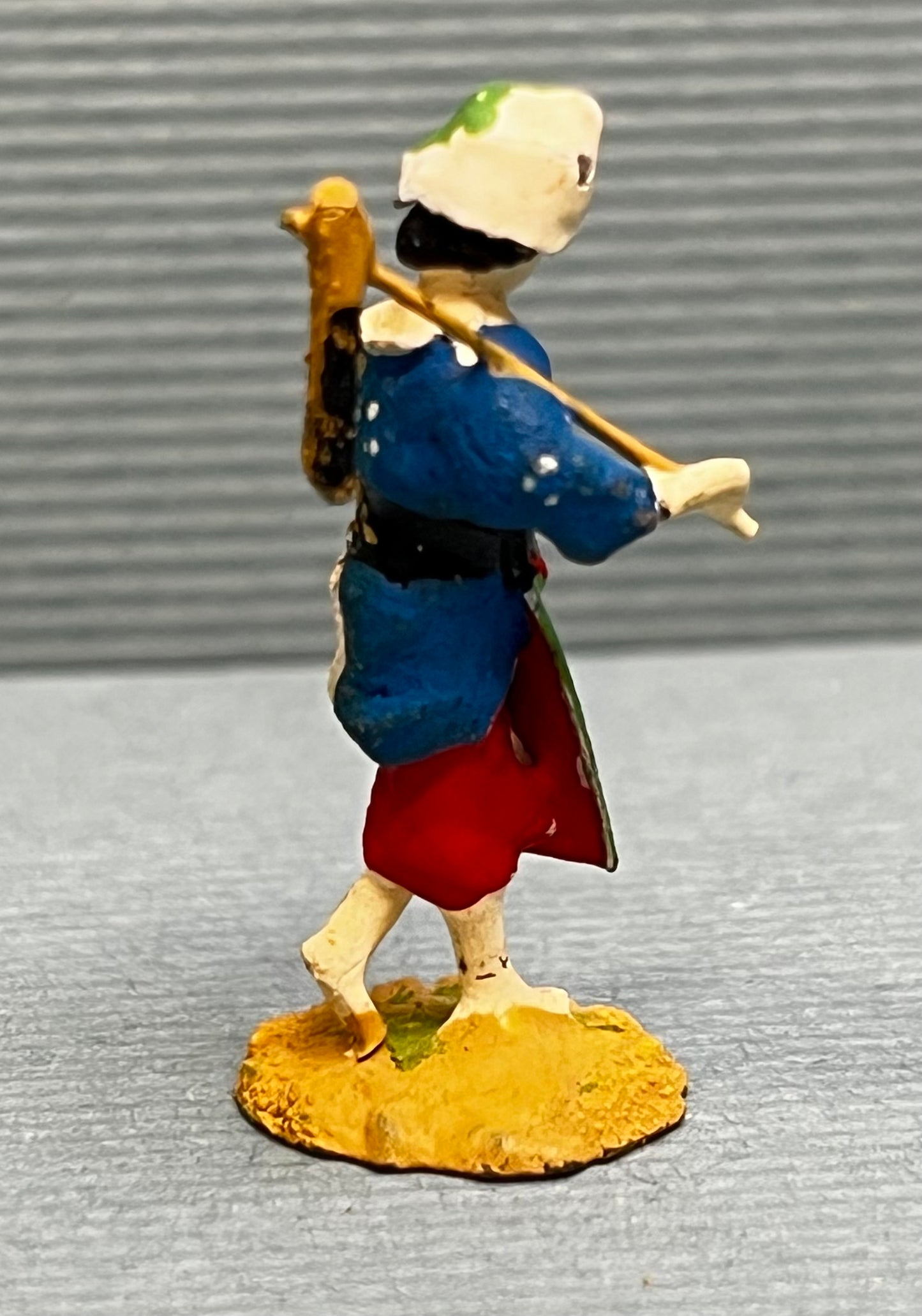 Miniature Japanese Metal Figurines - Sold as Set of 5