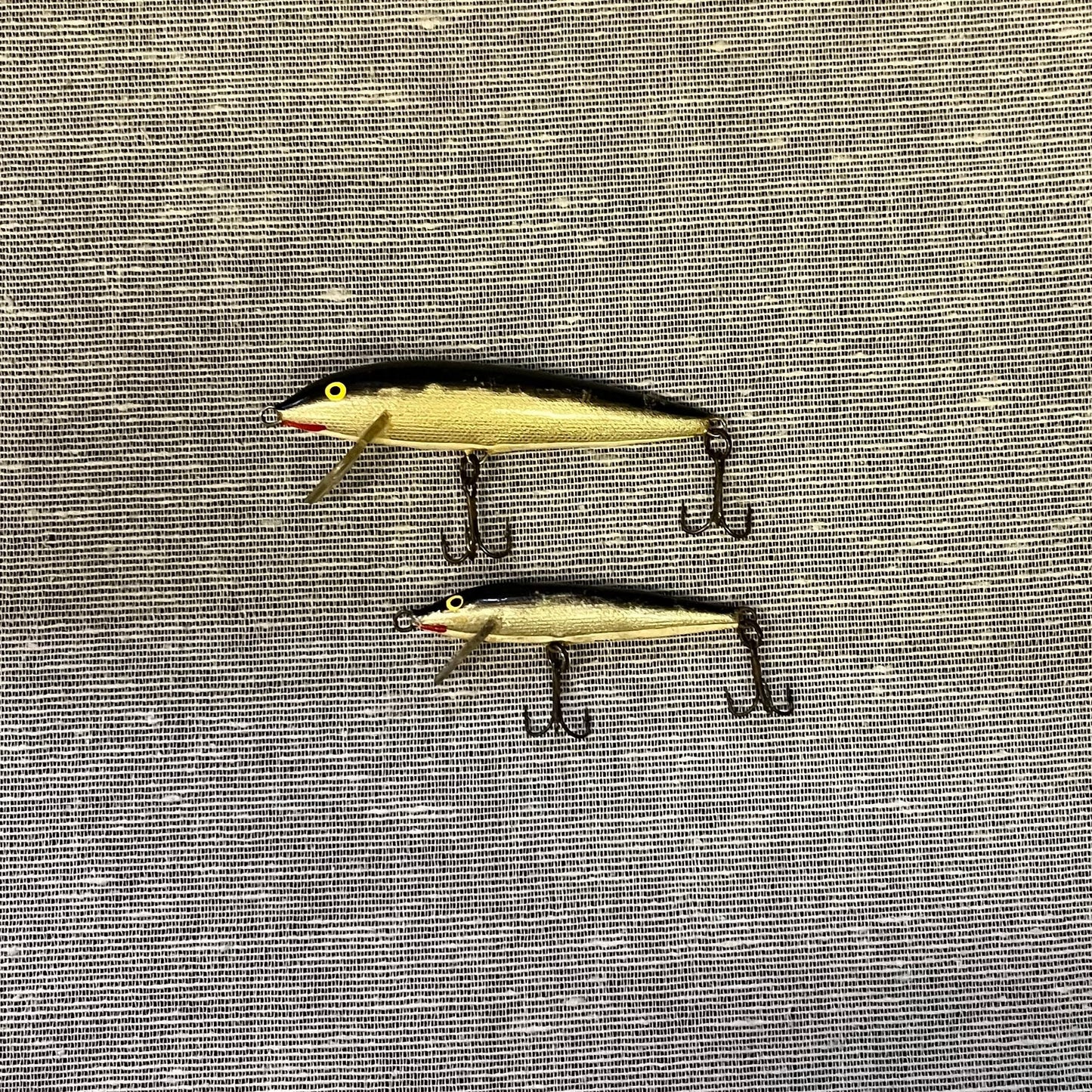 Rapala Original Floating Model - 1 Minow and 1 Count-down - Vintage Fishing Hooks - Lures From Finland - 2 sold as a set