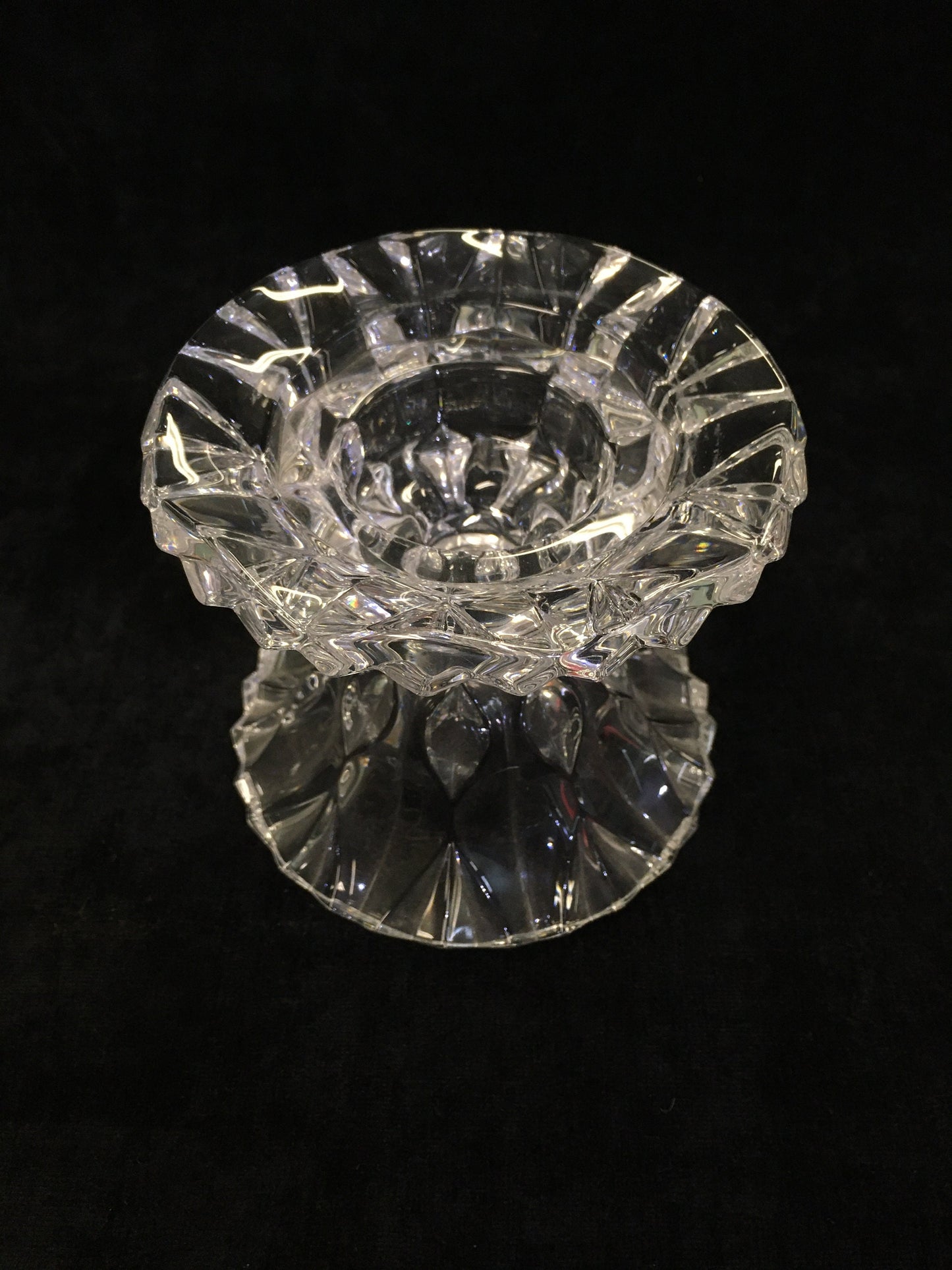 Beverly Clark Crystal Candlestick Holder