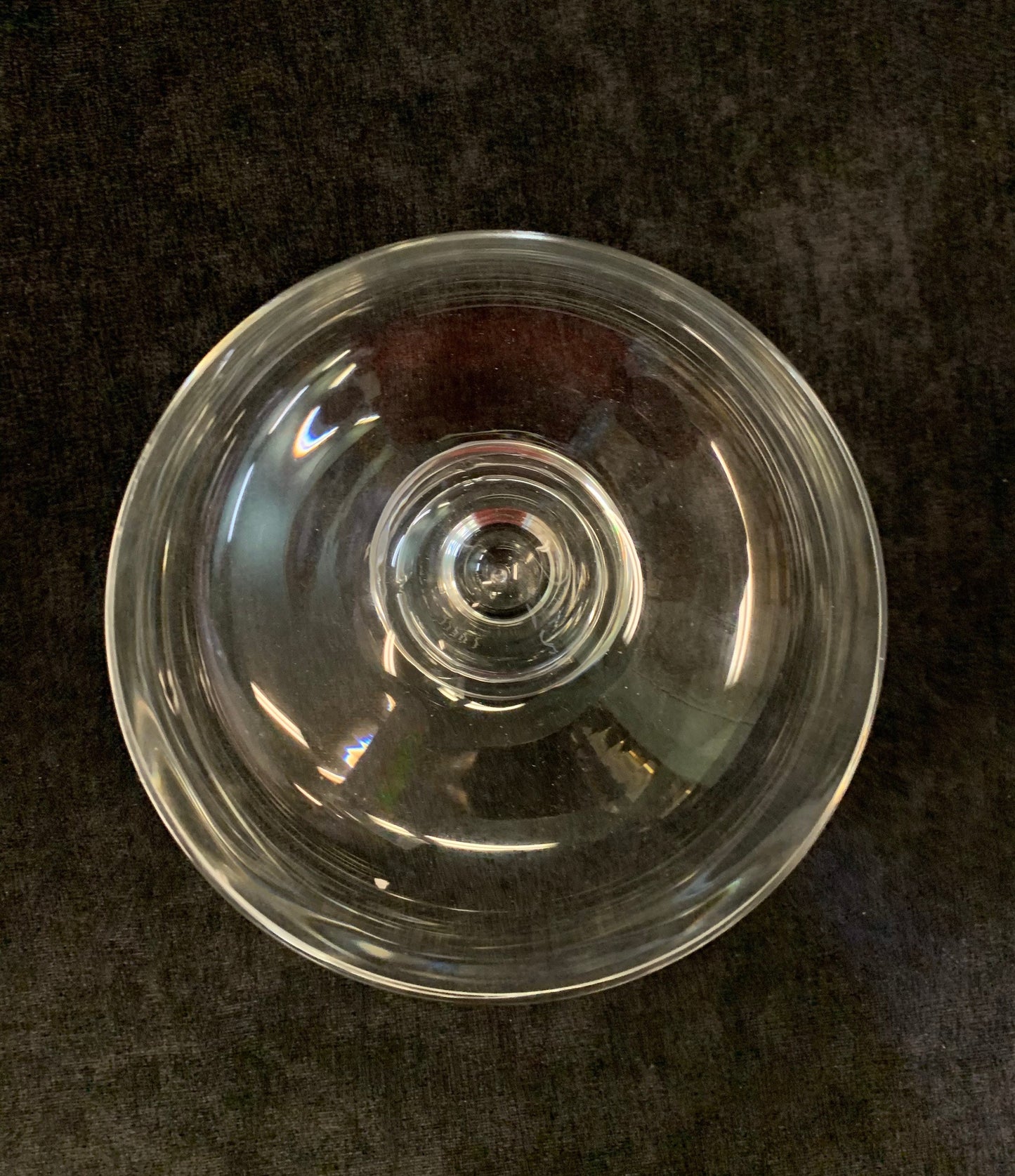 Kosta Boda Hand Blown Champagne Bowl with Encased Bubble by Vicke Lindstrand