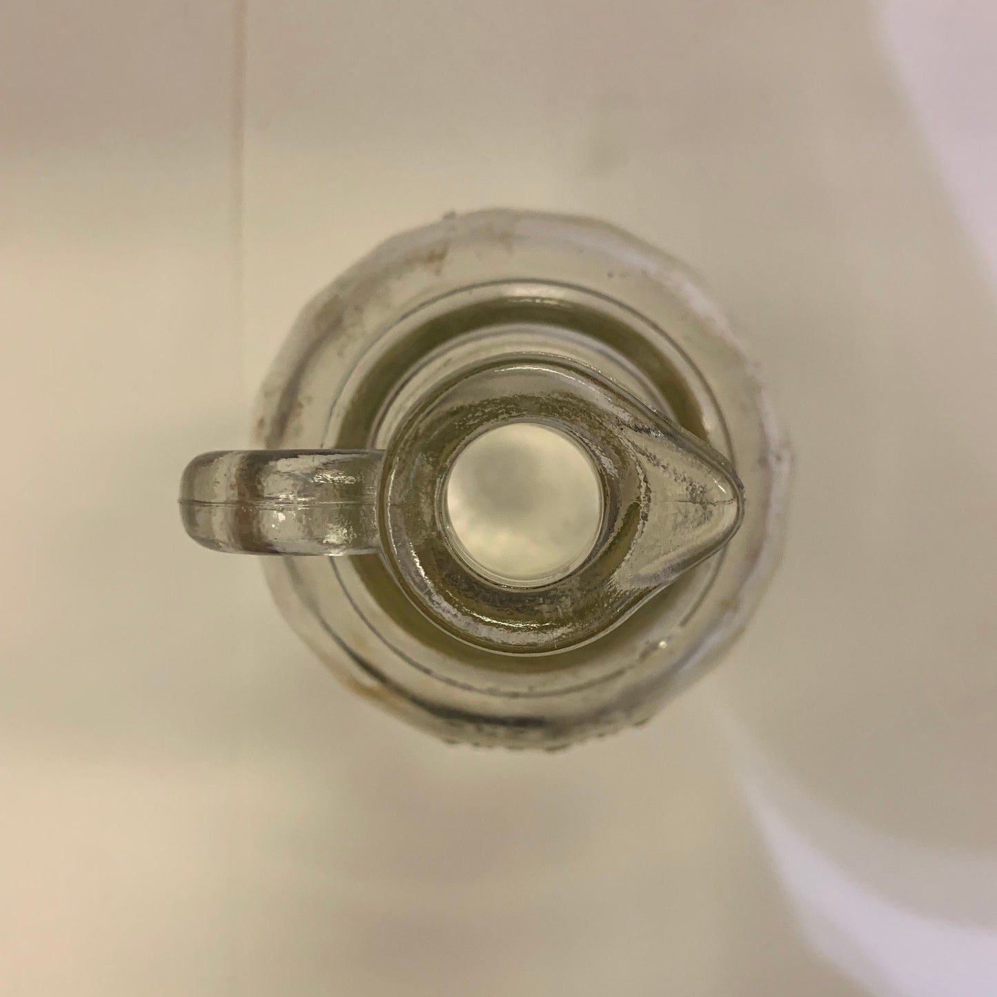 Pint Hazel Atlas Cruet, Vinegar Ewer, 1930s Found in Baltimore
