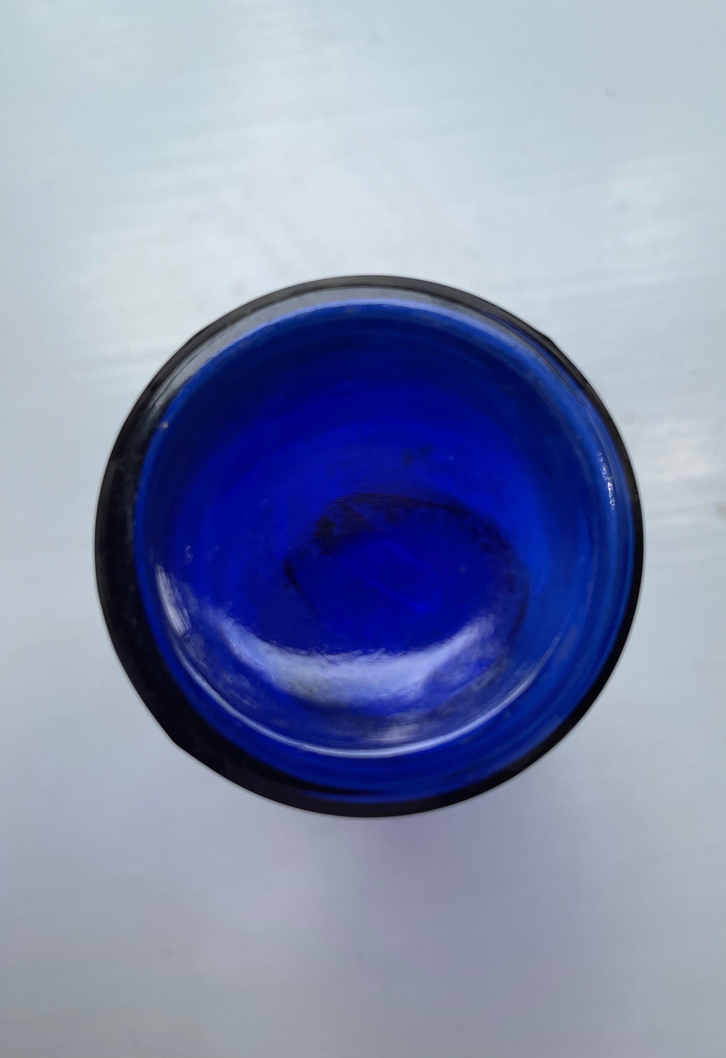 Cobalt Blue Vintage Hand Blown Medicine Bottle - Late 1800s