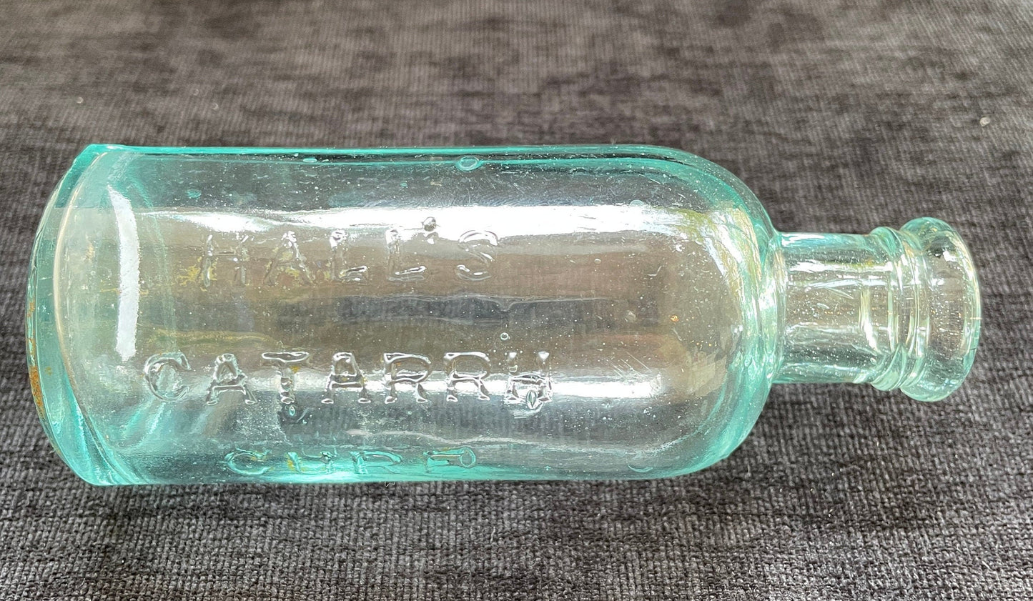 Hall's Catarrh Cure Bottle -Late 1800s