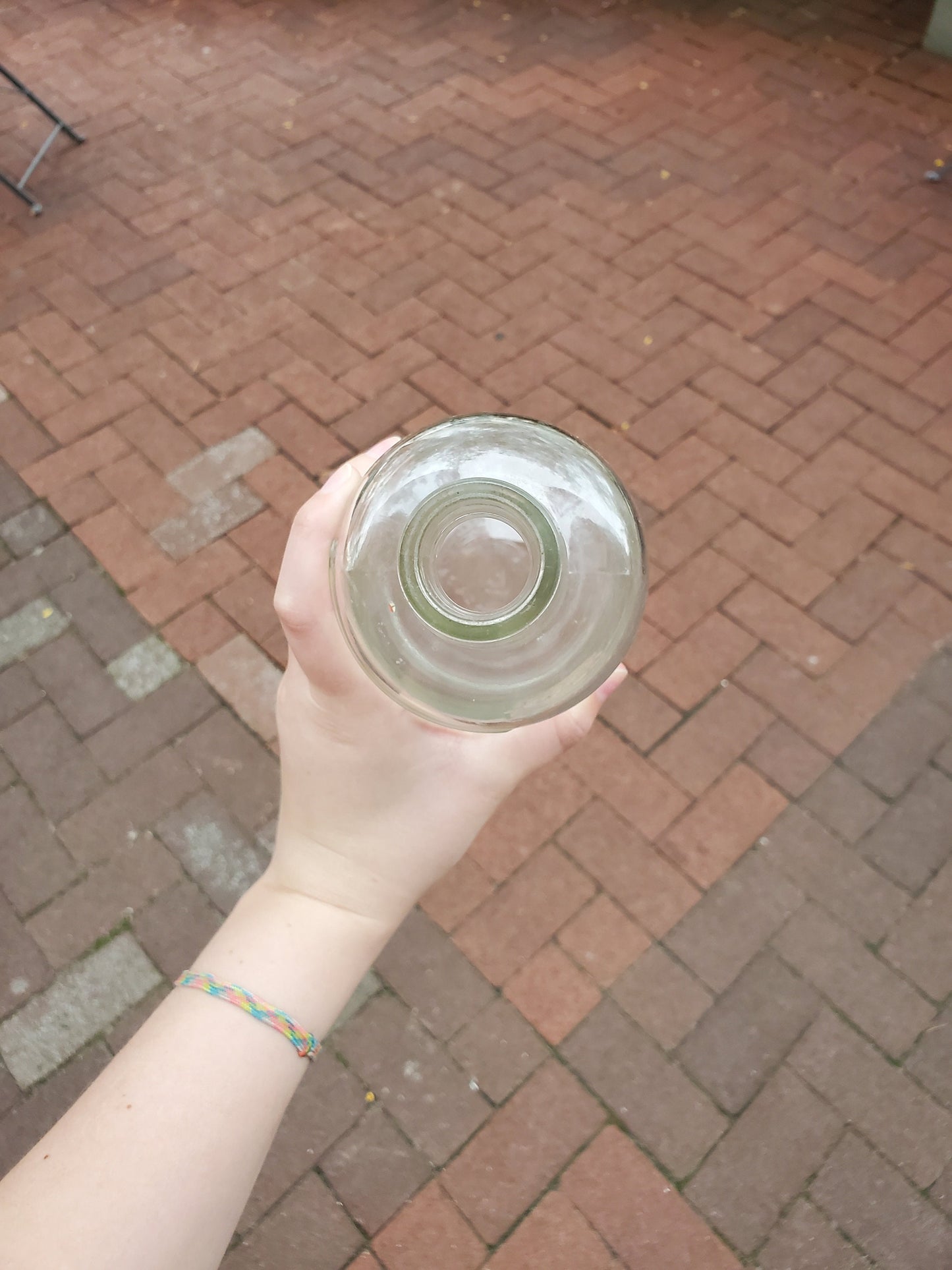 Golden Wedding 11.5" Vintage Bottle