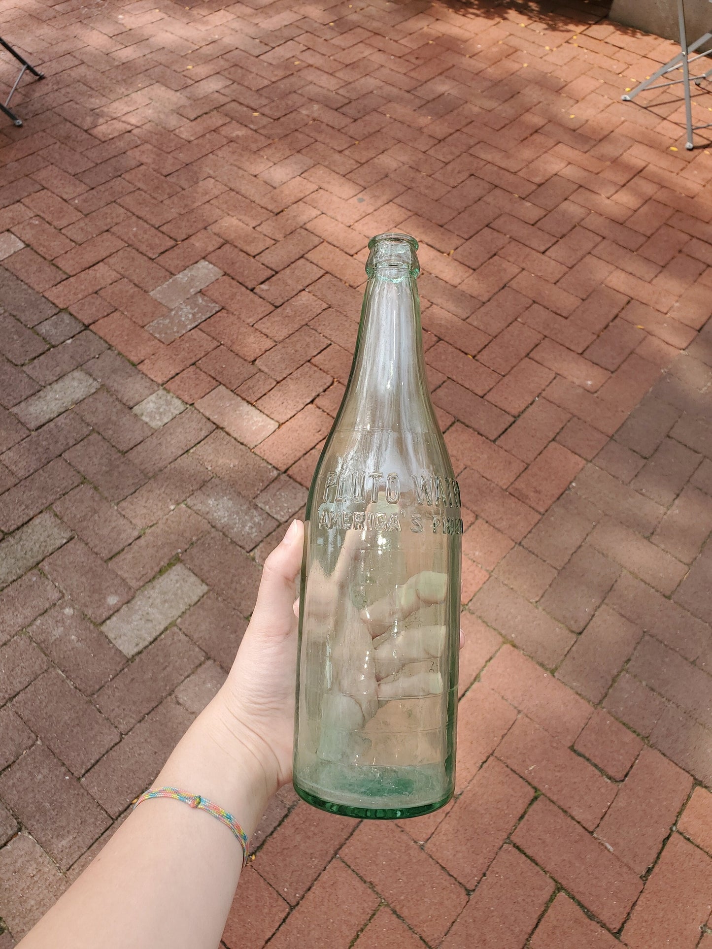 Pluto's Water "America's Phisic" 11 Inch Vintage Bottle