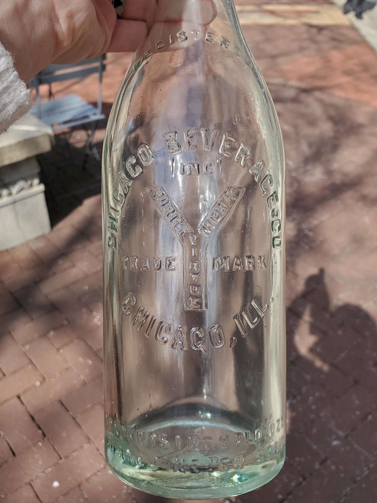 Chicago Beverage Co. Vintage Bottle