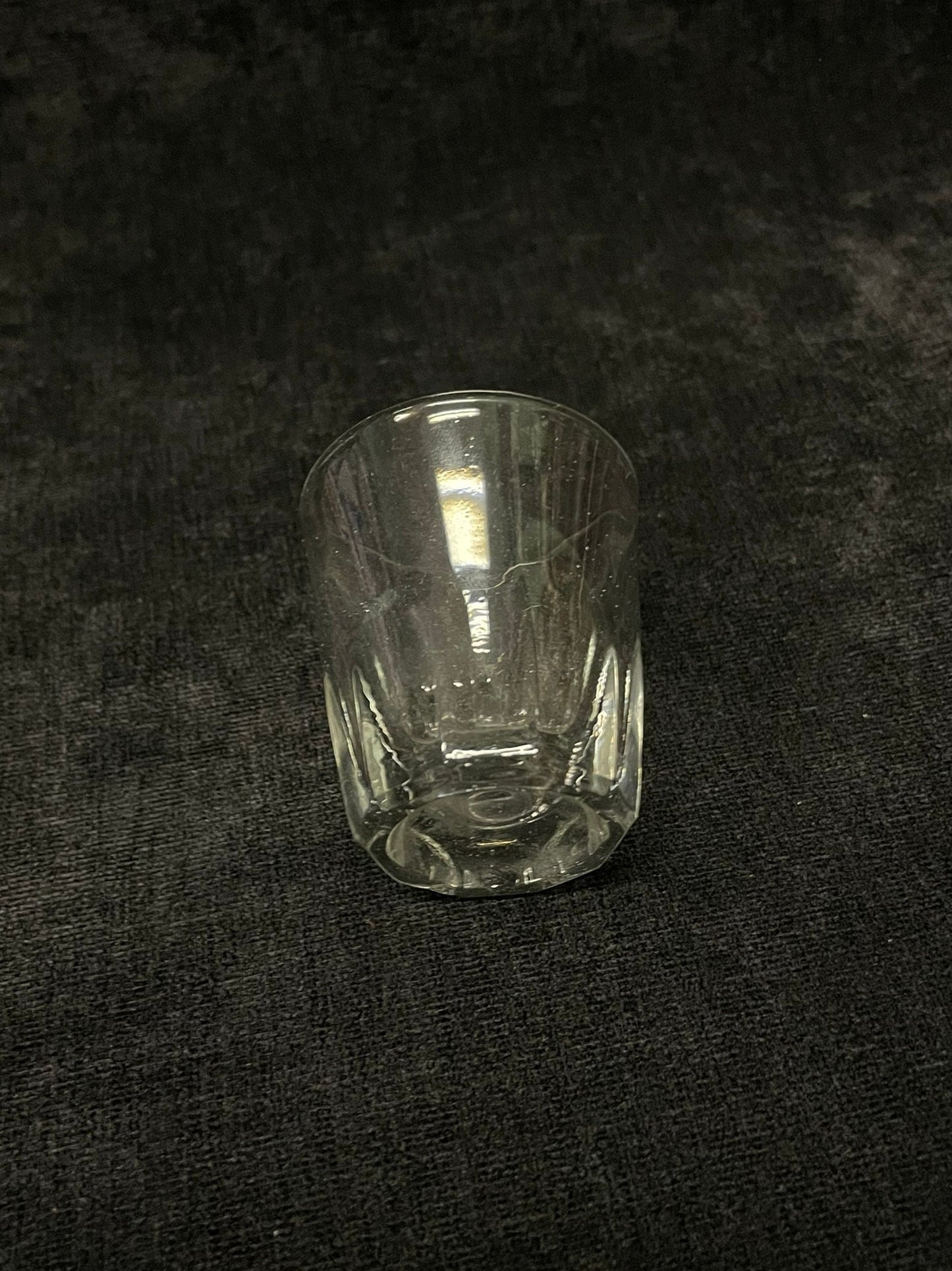 Six Weighted Bottom Shot Glasses with Panels Around the Base - Individually Sold