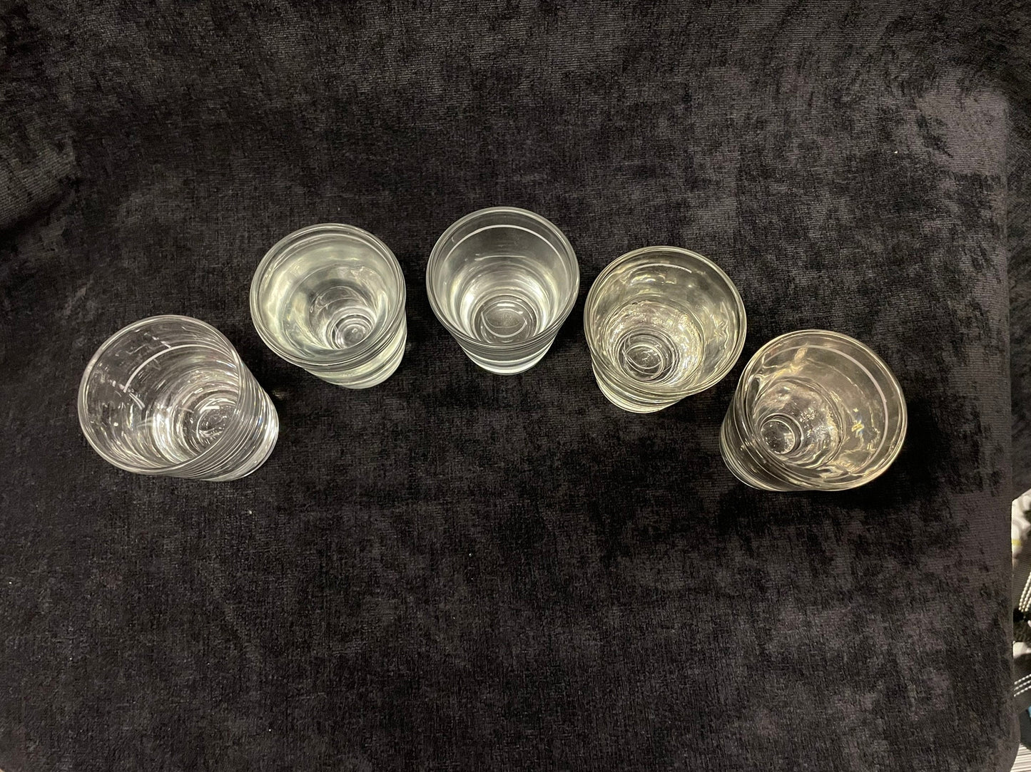 Pour Line Shot Glasses, With Weighted Bases, Sold Separately