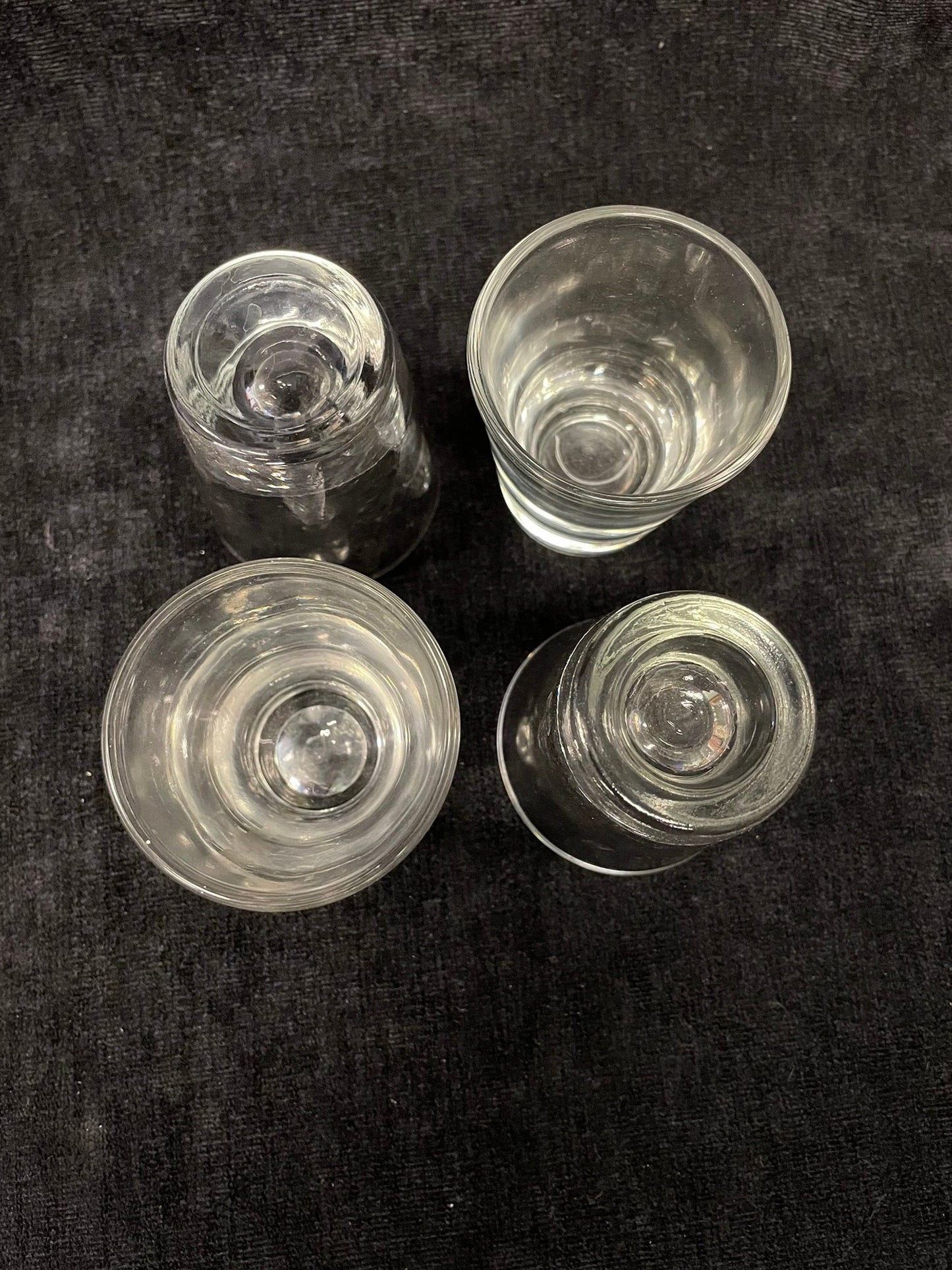 Set of Four Weighted Shot Glasses