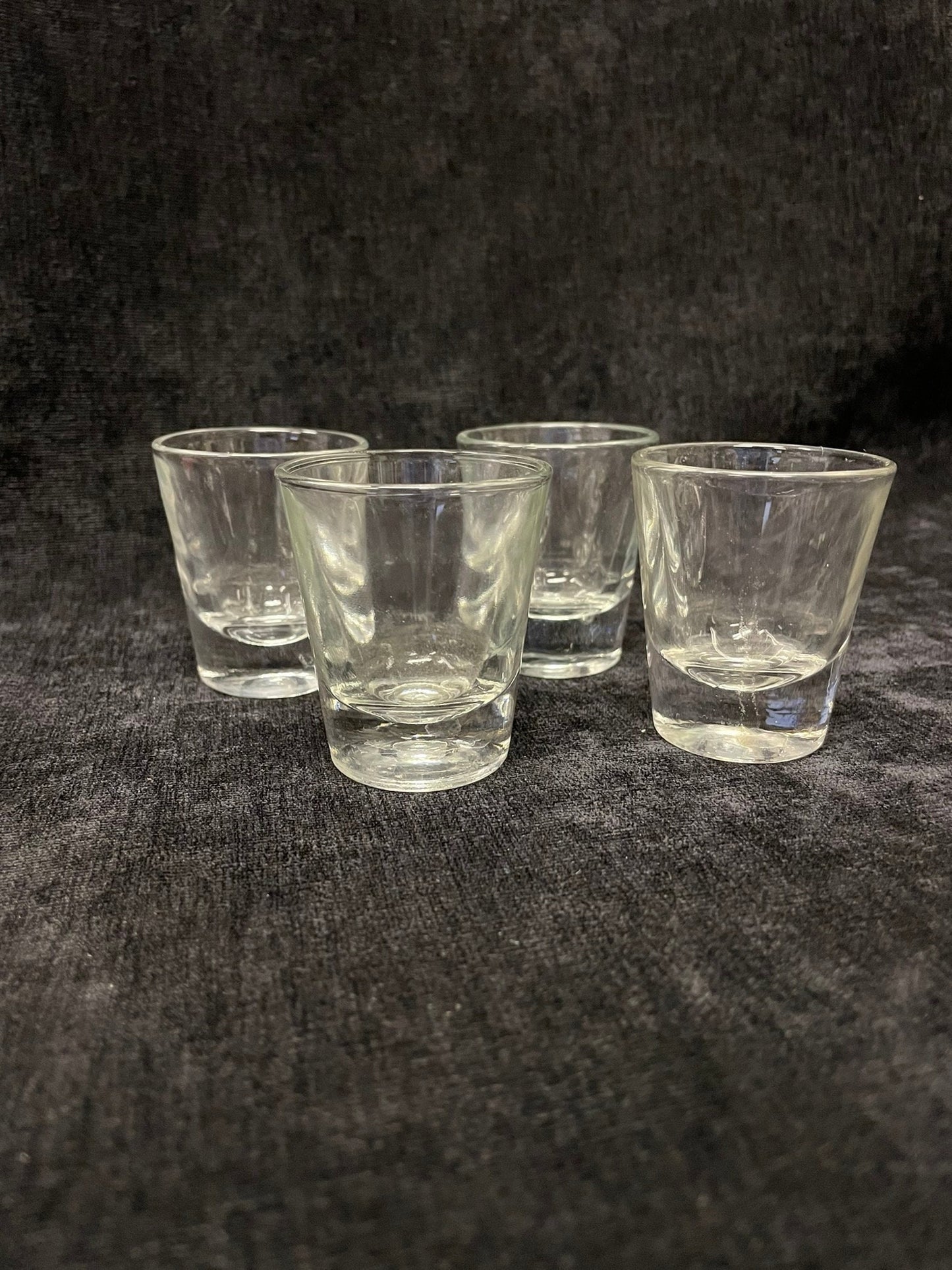 Set of Four Weighted Shot Glasses
