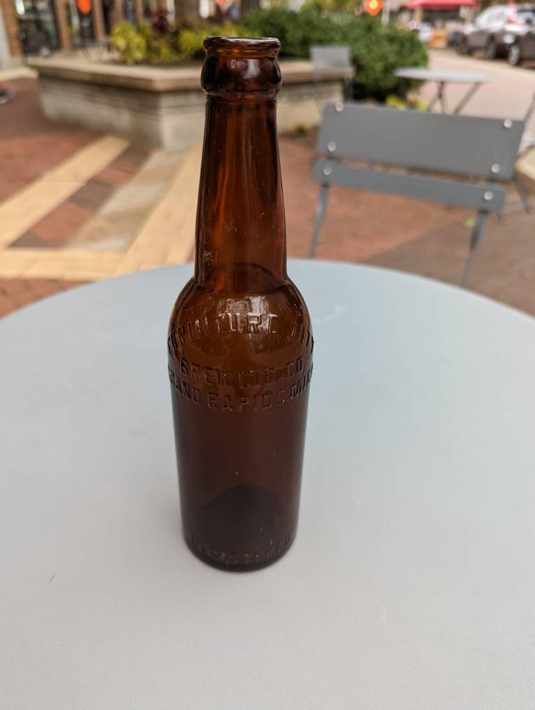 Furniture City Brewing Co. Early 1900s Beer Bottle, Grand Rapids, Michigan - Vintage Glass Bottle