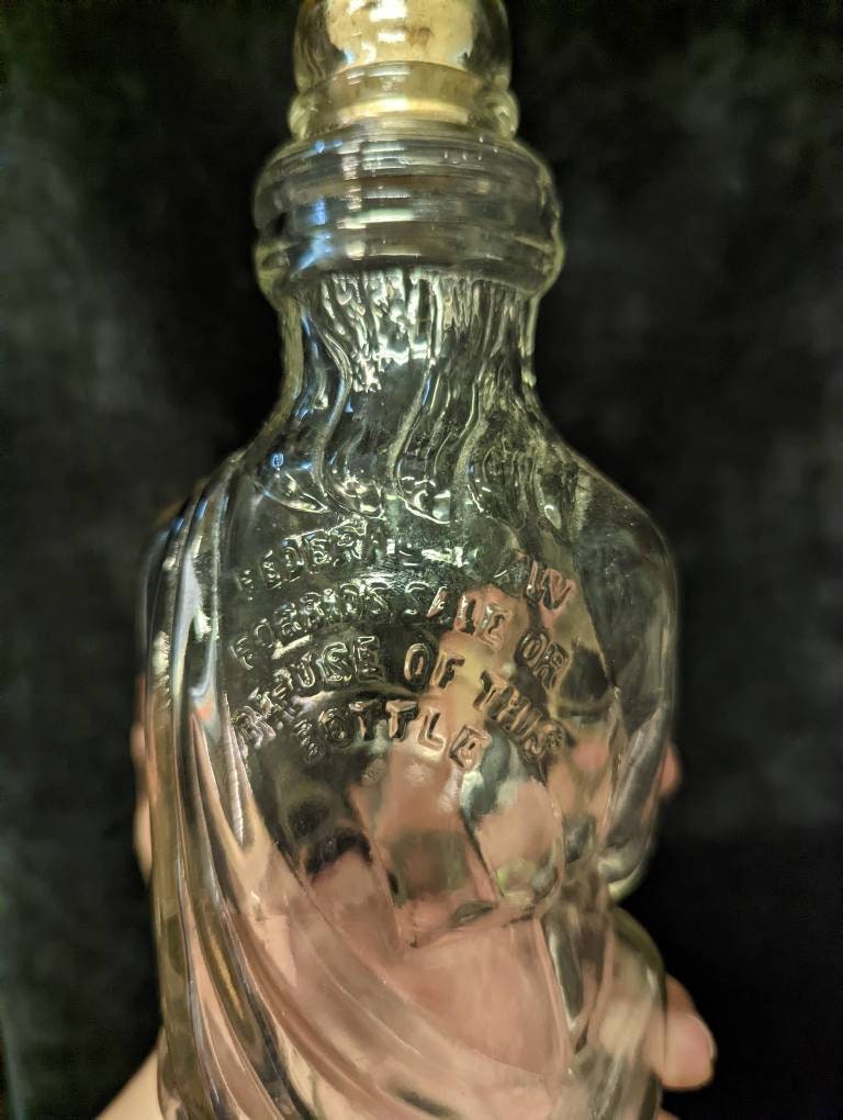 Hiram Ricker & Sons Vintage Glass Bottle