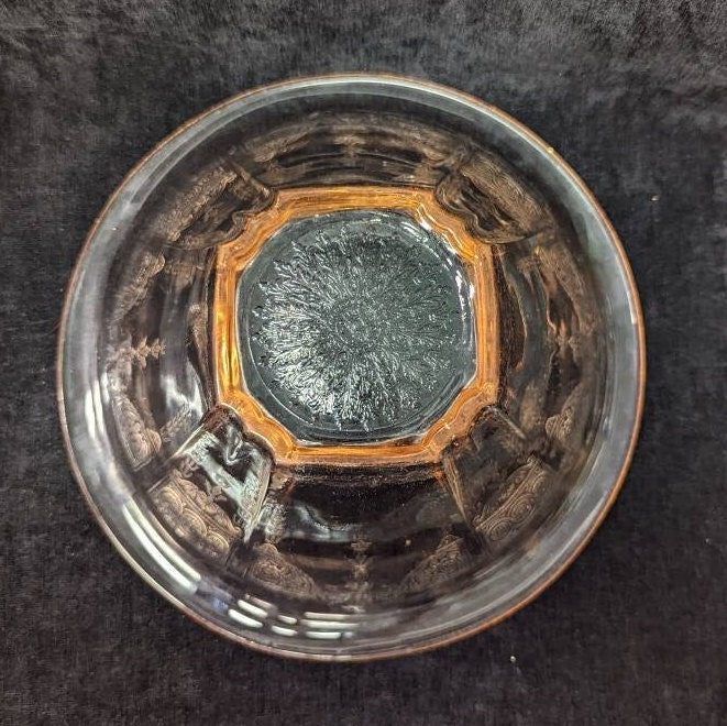 Large Pink Princess Depression Glass Bowl For Food or Flower Centerpiece 9.5" Diameter