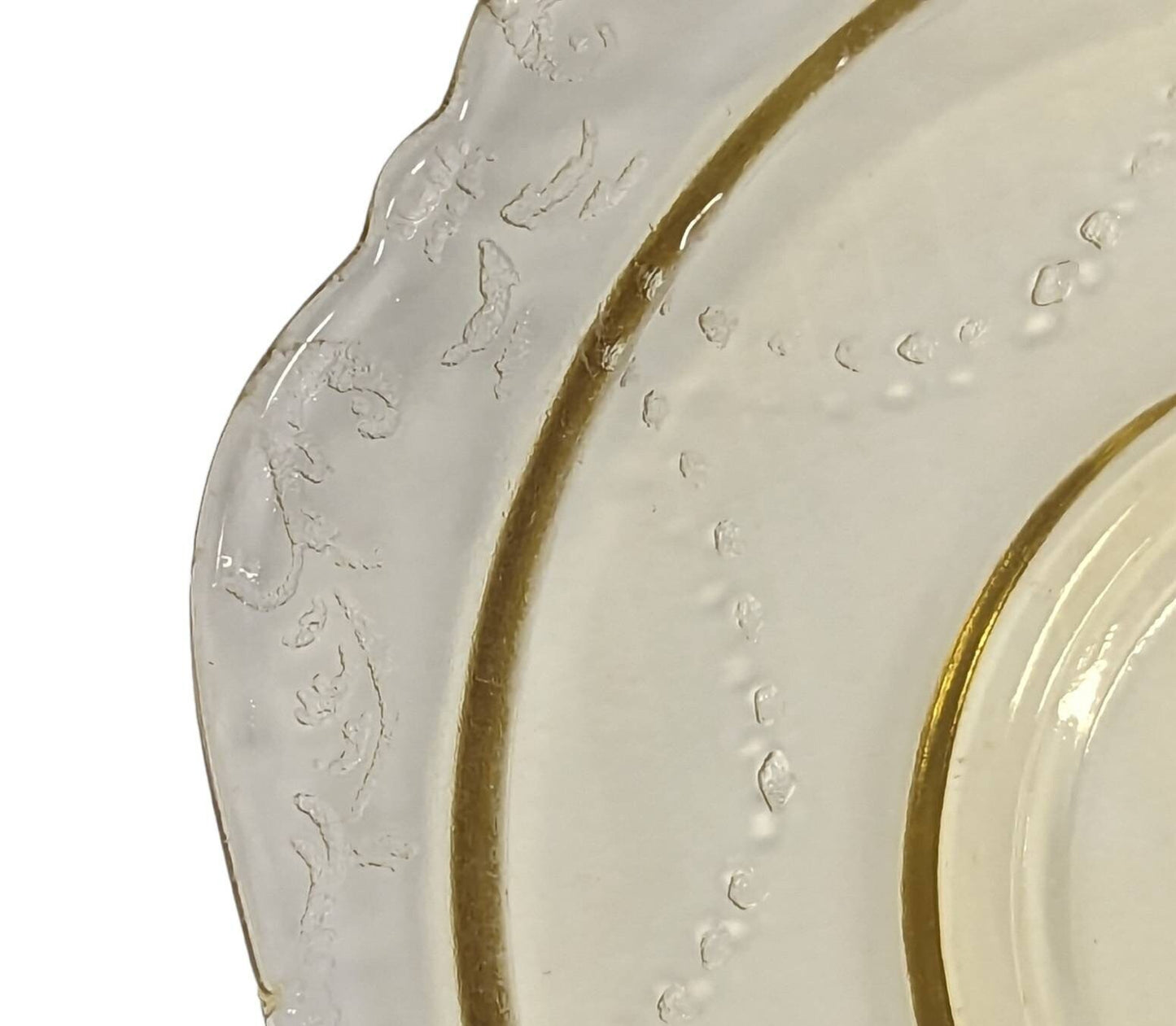 Madrid Federal Glass- 12 Coffee/Tea Cup and Saucers Sets - Plus, 12 Single Saucers - All Sold Individuallys