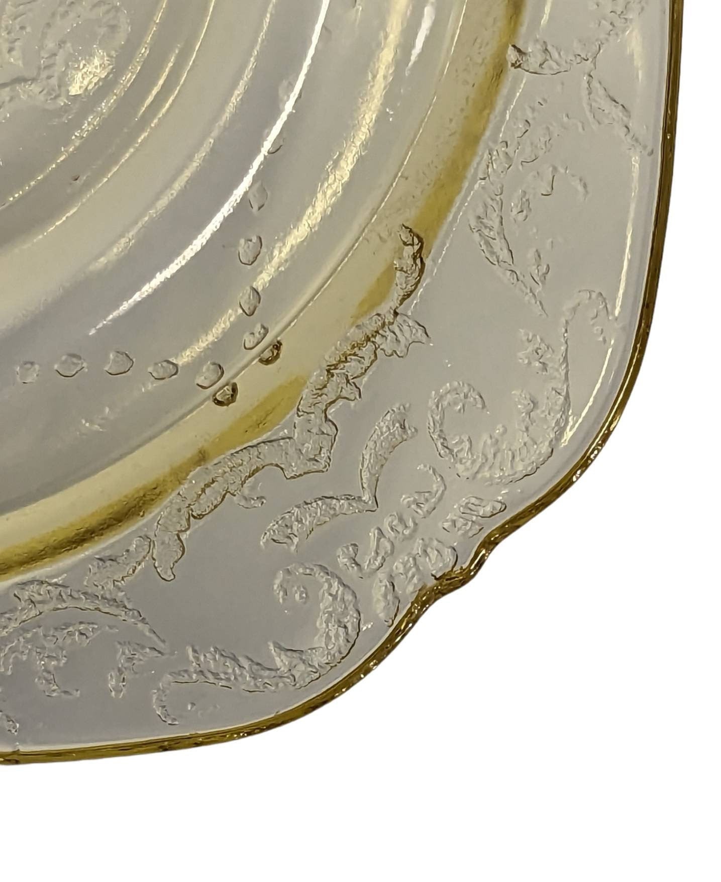 Madrid Amber Federal Glass 6" Bread / Dessert Plates, 12 Sold Separately - 1930s originals