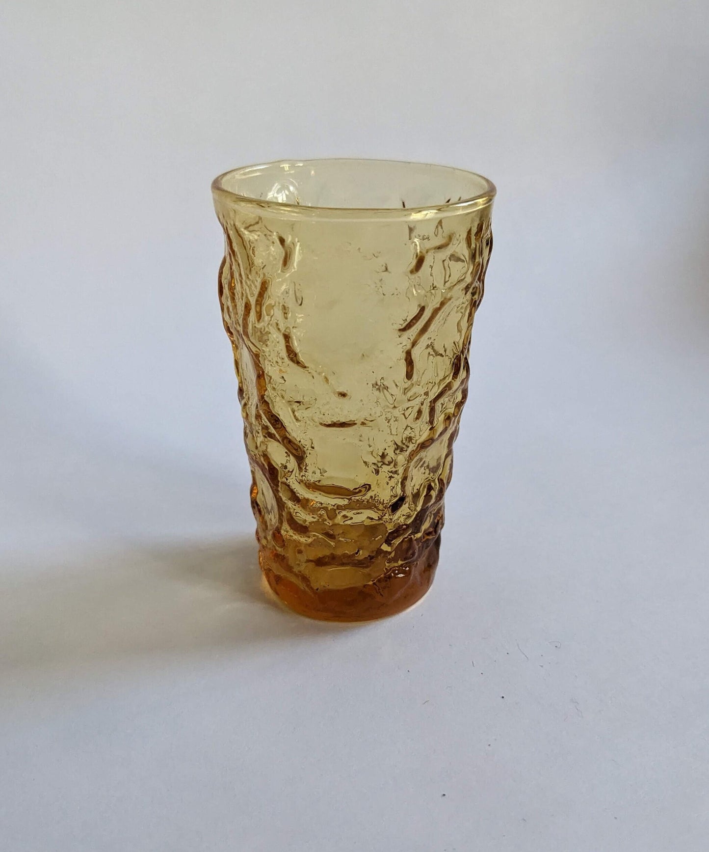 Vintage Anchor Hocking Amber Lido Small Tumblers- 6 AvailableSold Individually