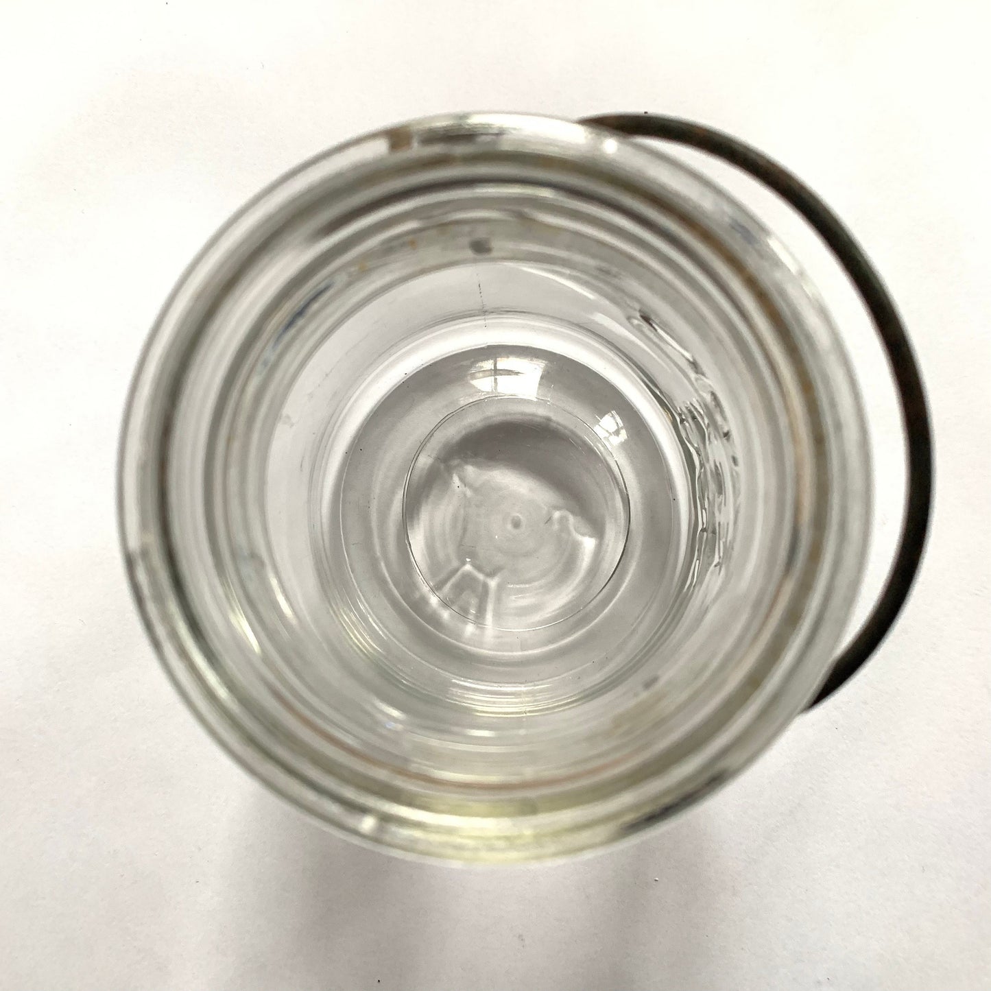 Clear Pint Atlas E-Z Seal Jar - early Hazel Atlas Logo -Glass Lid Included