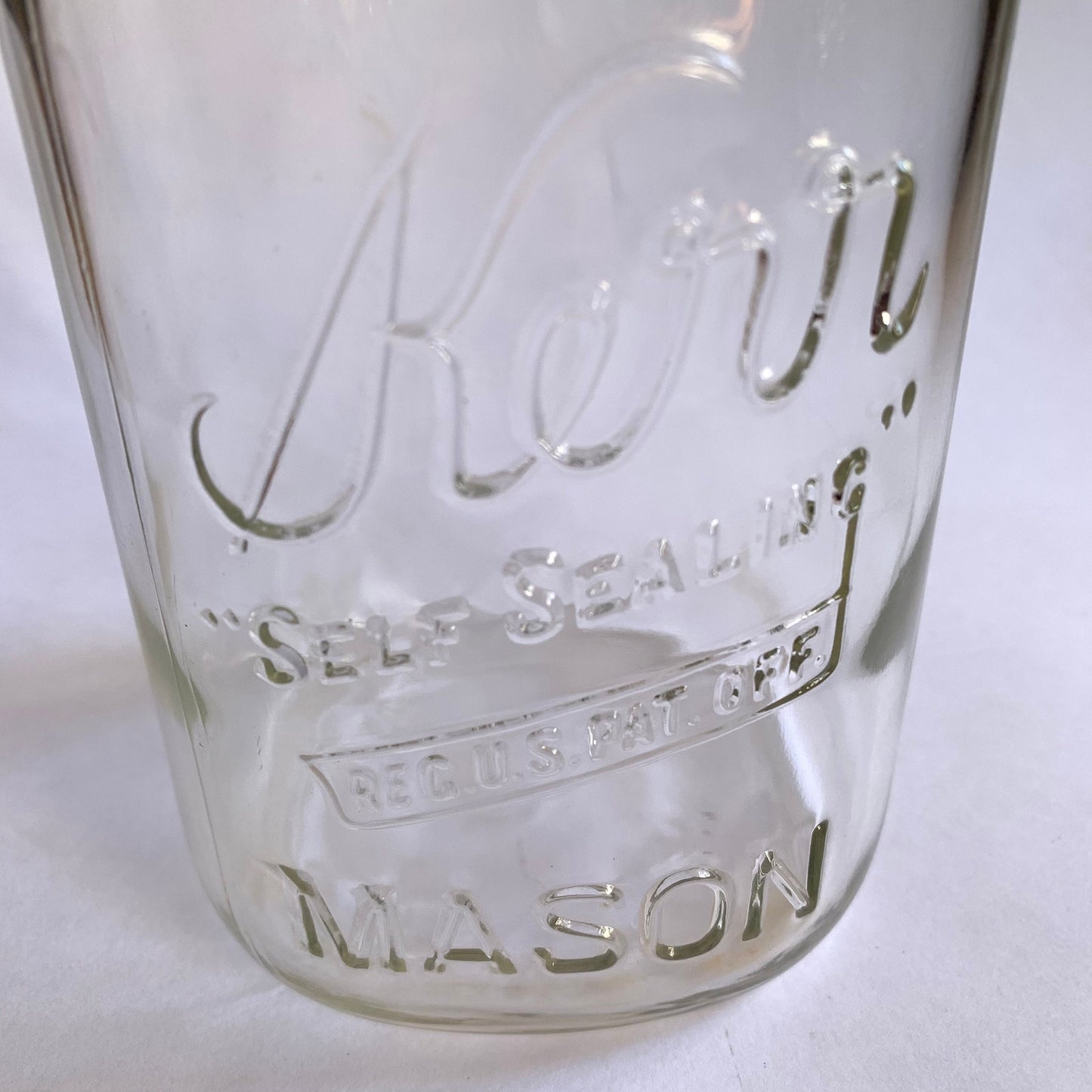 Kerr "Self Sealing" Mason Jar