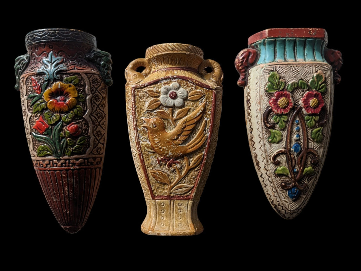 Intricate Tokanabe Style Wall Pockets- Sold Individually