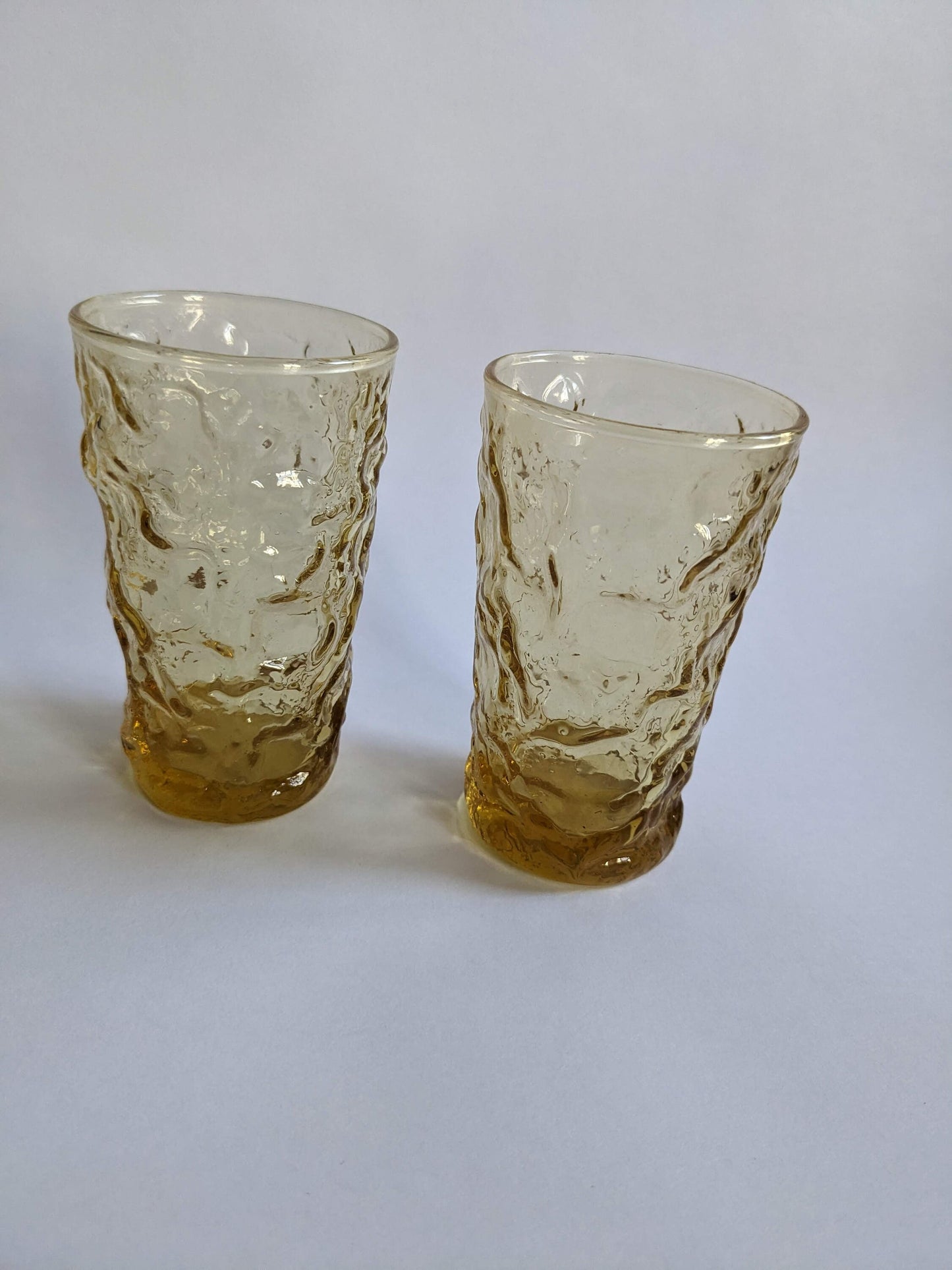 Vintage Anchor Hocking Amber Lido Small Tumblers- 6 AvailableSold Individually